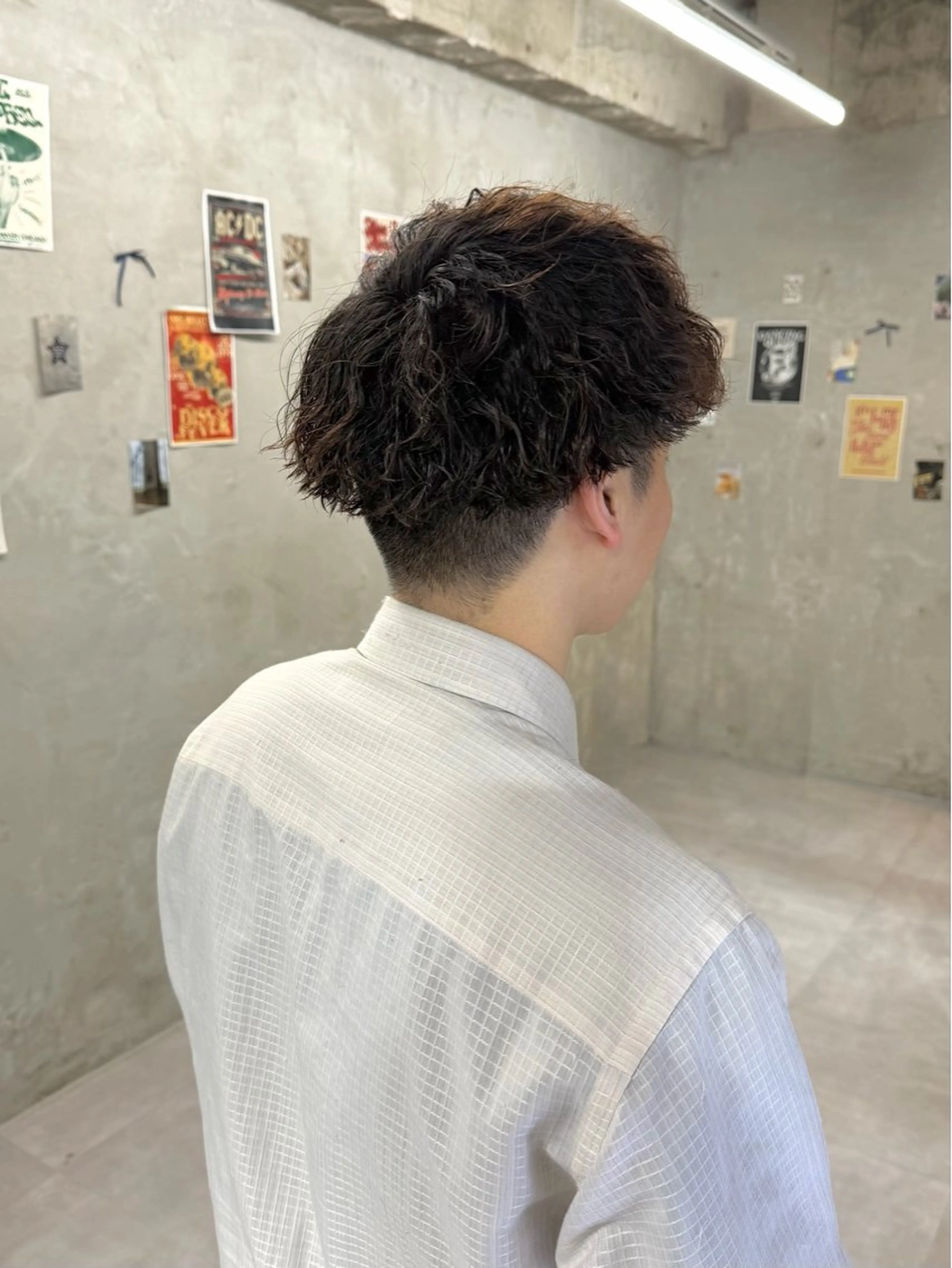 パーマ メンズ カット パーマ 透明感カラー/メンズ /ボブKanna🪄のヘアスタイル