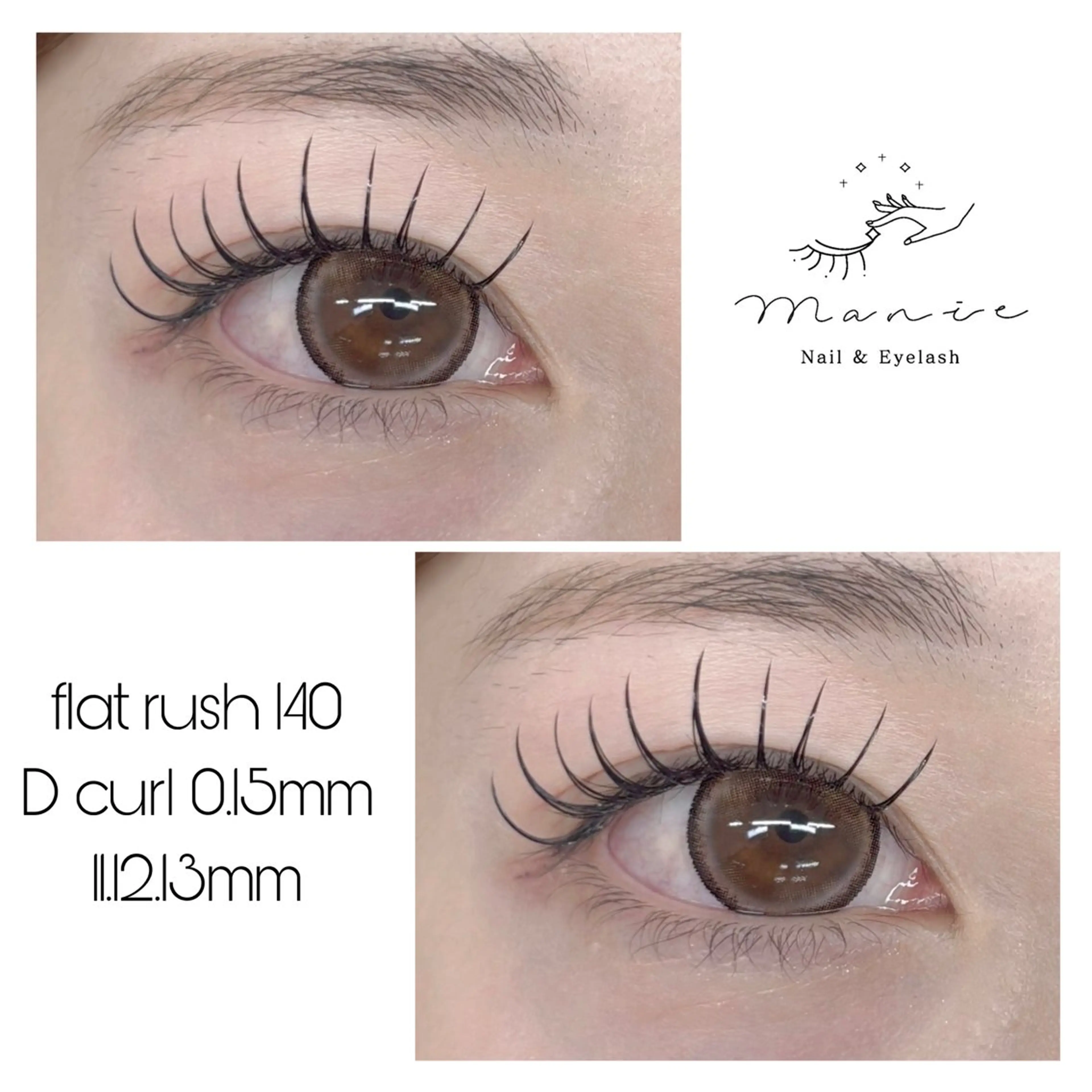 マツエク・マツパ ❤︎manie momoka❤︎のマツエク・マツパデザイン