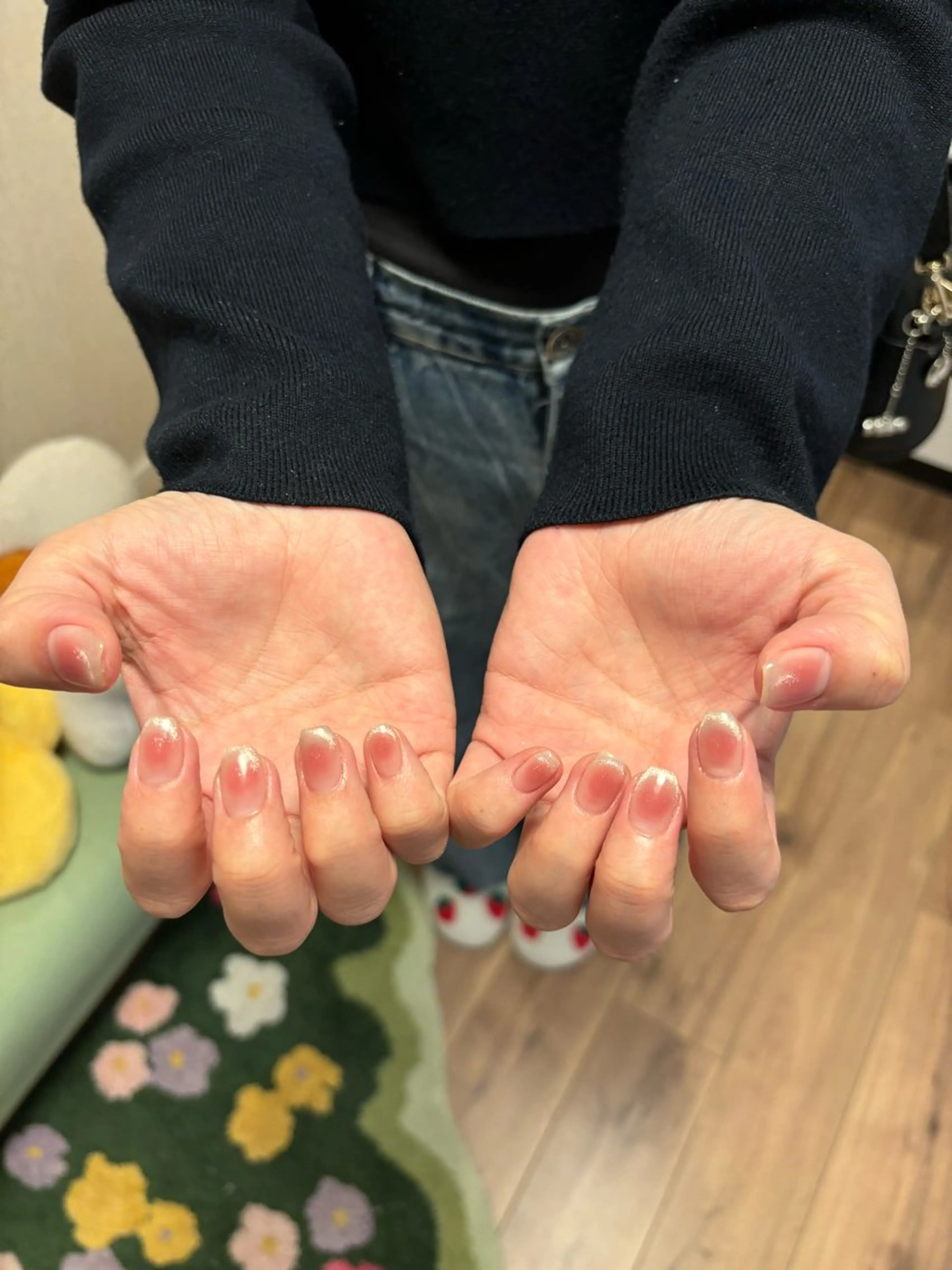 ネイル チークネイル 京美人所属・京 美人のネイルデザイン