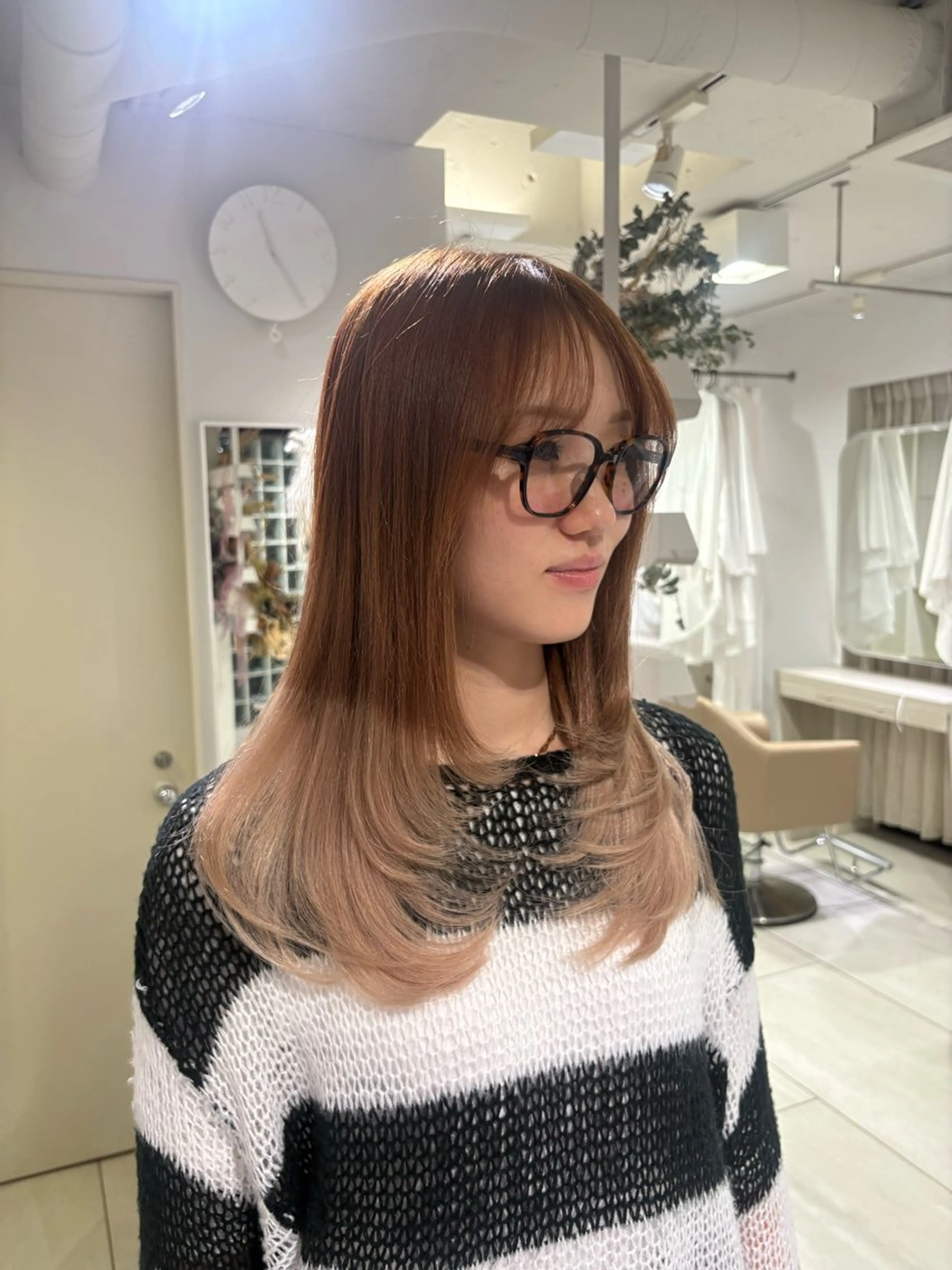 セミロング カット ヘアカラー トリートメント 【似合わせカット】 ／ おおの かい🫟のヘアスタイル