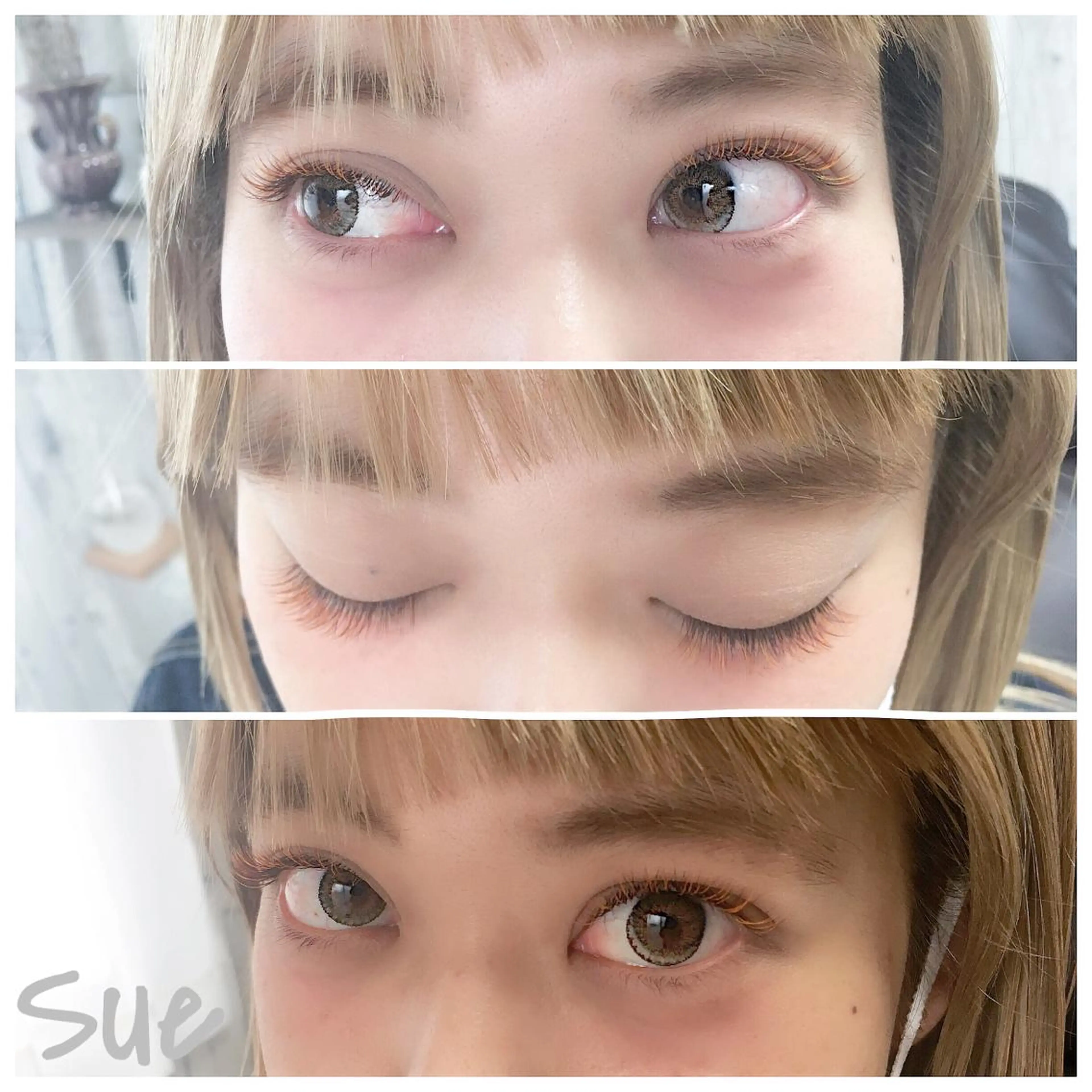 マツエク・マツパ カラーマツエク Sue eyelash&eyebrow所属・Shigeno Hikaruのマツエク・マツパデザイン