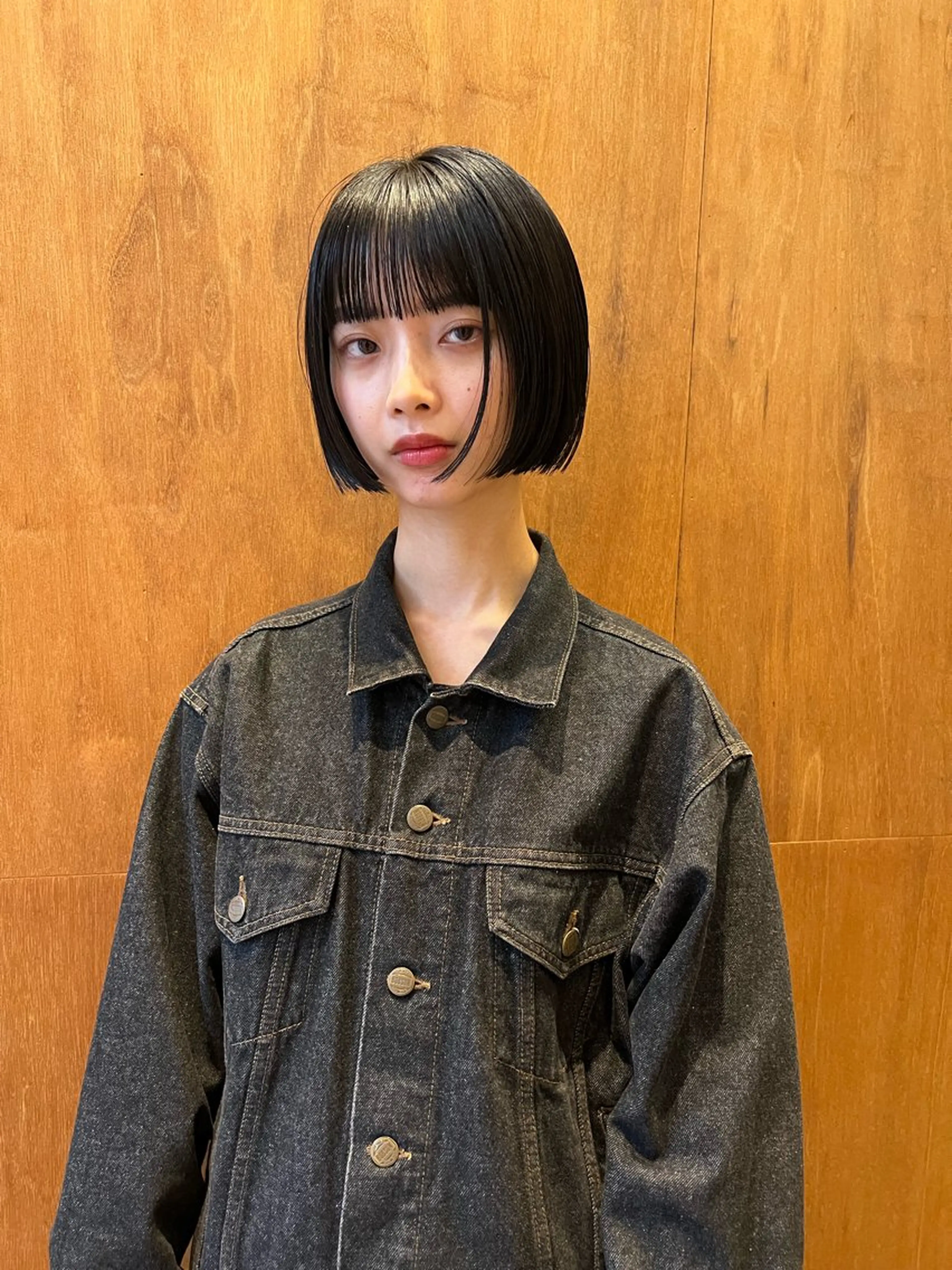 ショート juno所属・ボブ/パーマ/透明感 カラー　善方浩貴のヘアスタイル