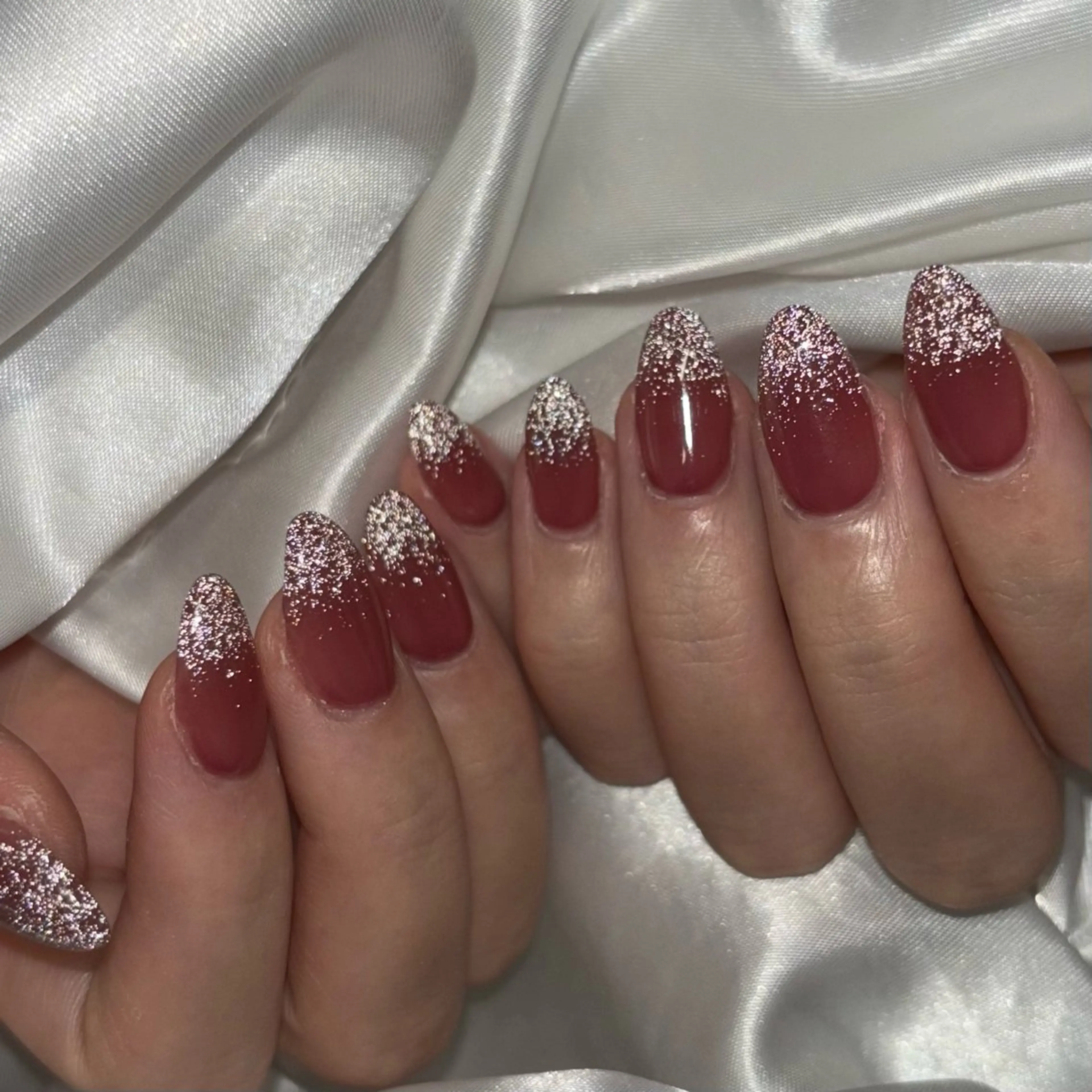 ネイル フラッシュネイル ラメ(グリッター) ラメグラデーション 京橋/ Lance nail Minaのネイルデザイン