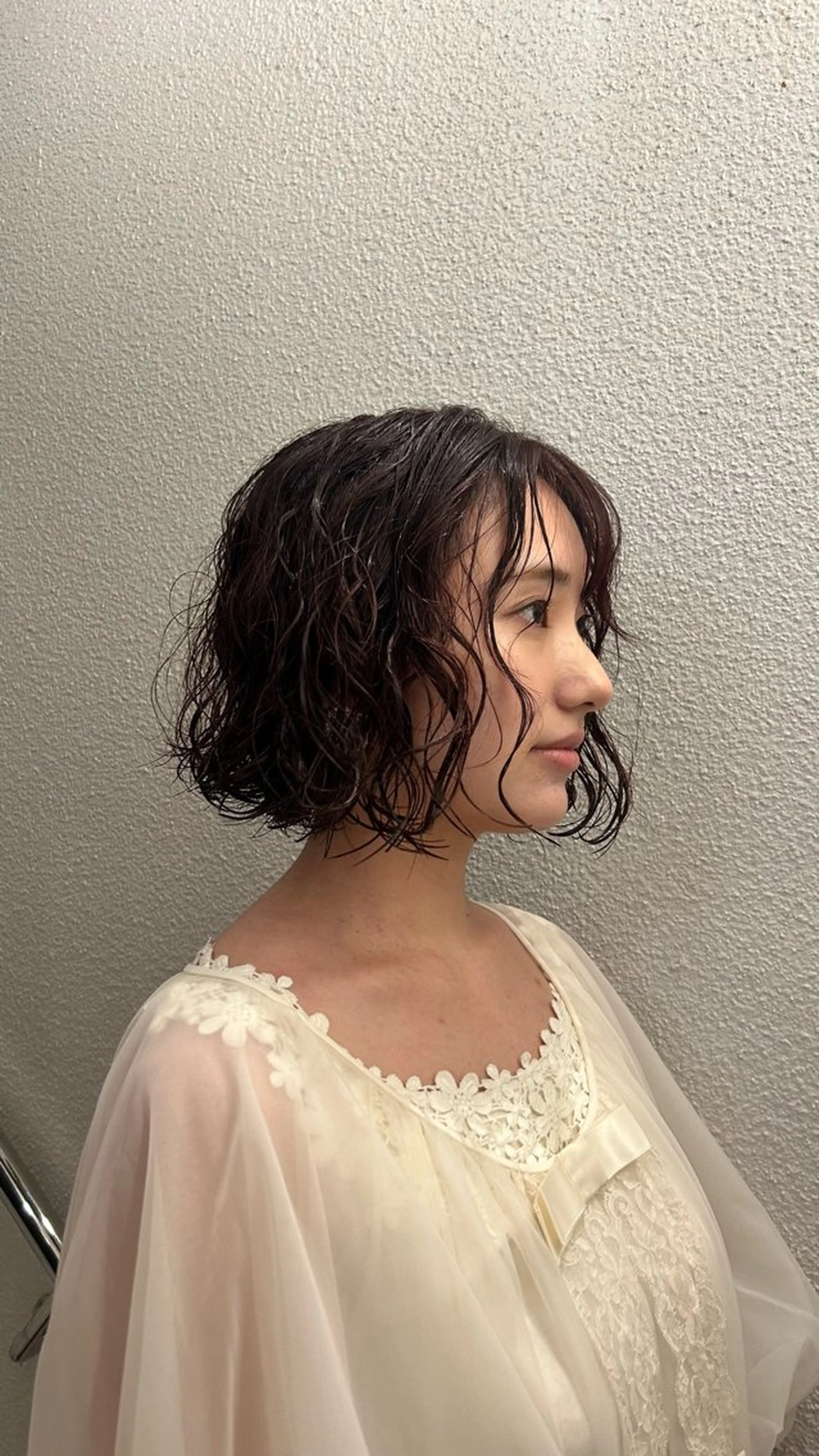 ミディアム カラー パーマ ミディアムパーマ ボブ トリートメント ニュアンスパーマ カット ヘアカラー パーマ トリートメント 🌿ボブ パーマ高橋啓太🌿のヘアスタイル