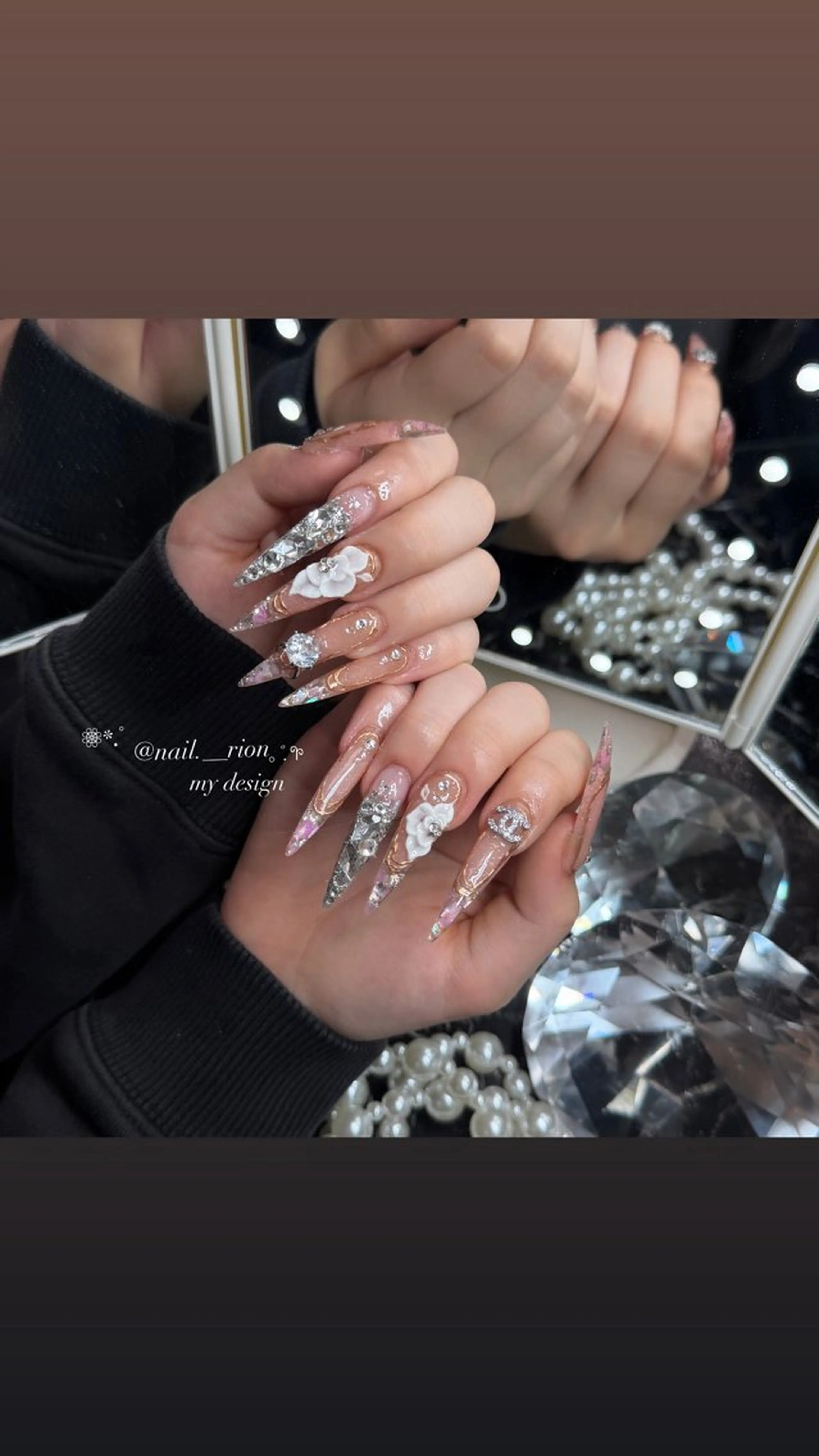 ネイル 加納 莉音のネイルデザイン