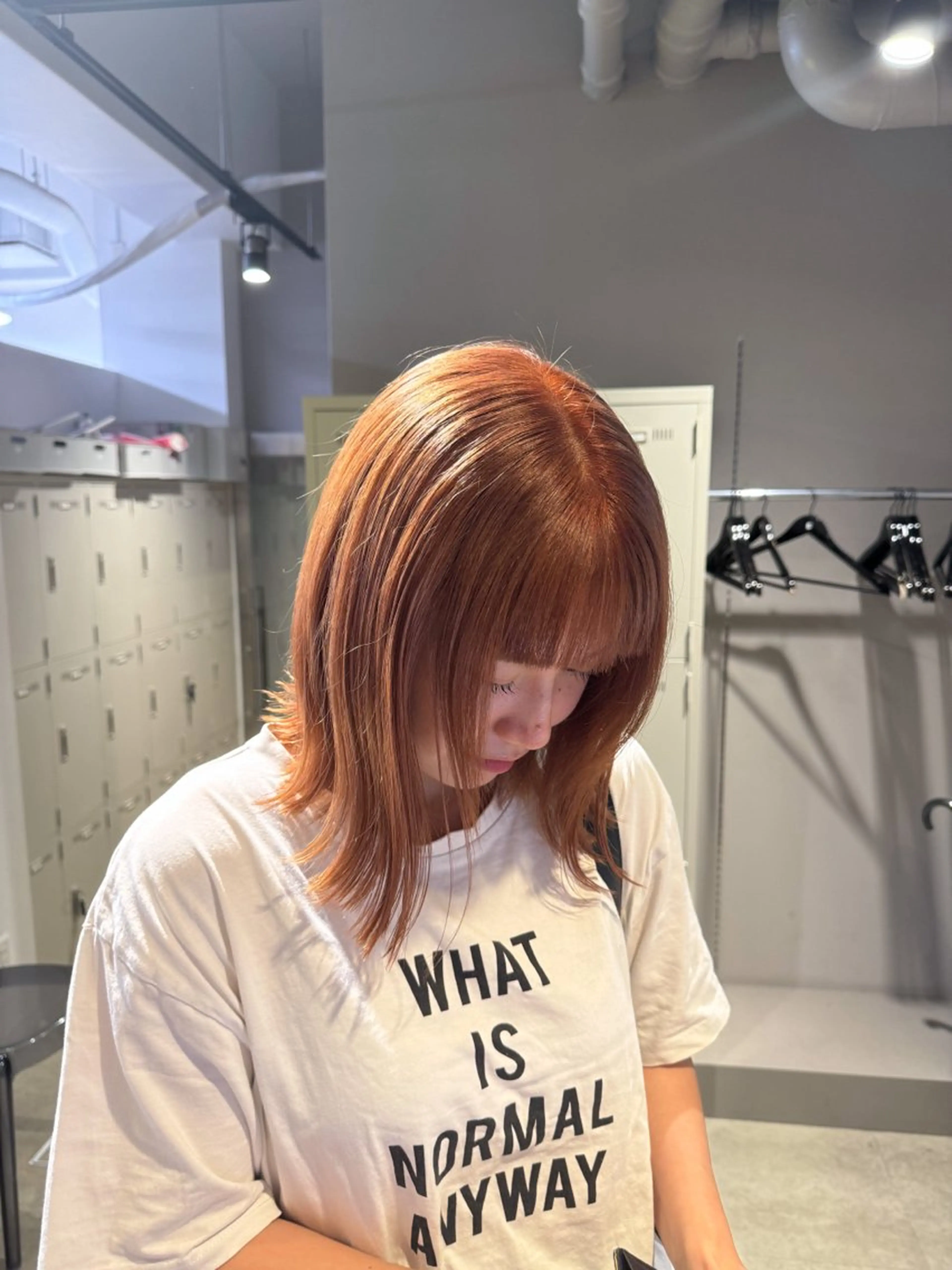 ミディアム カラー ヘアアレンジ Over hair_ misakiのヘアスタイル