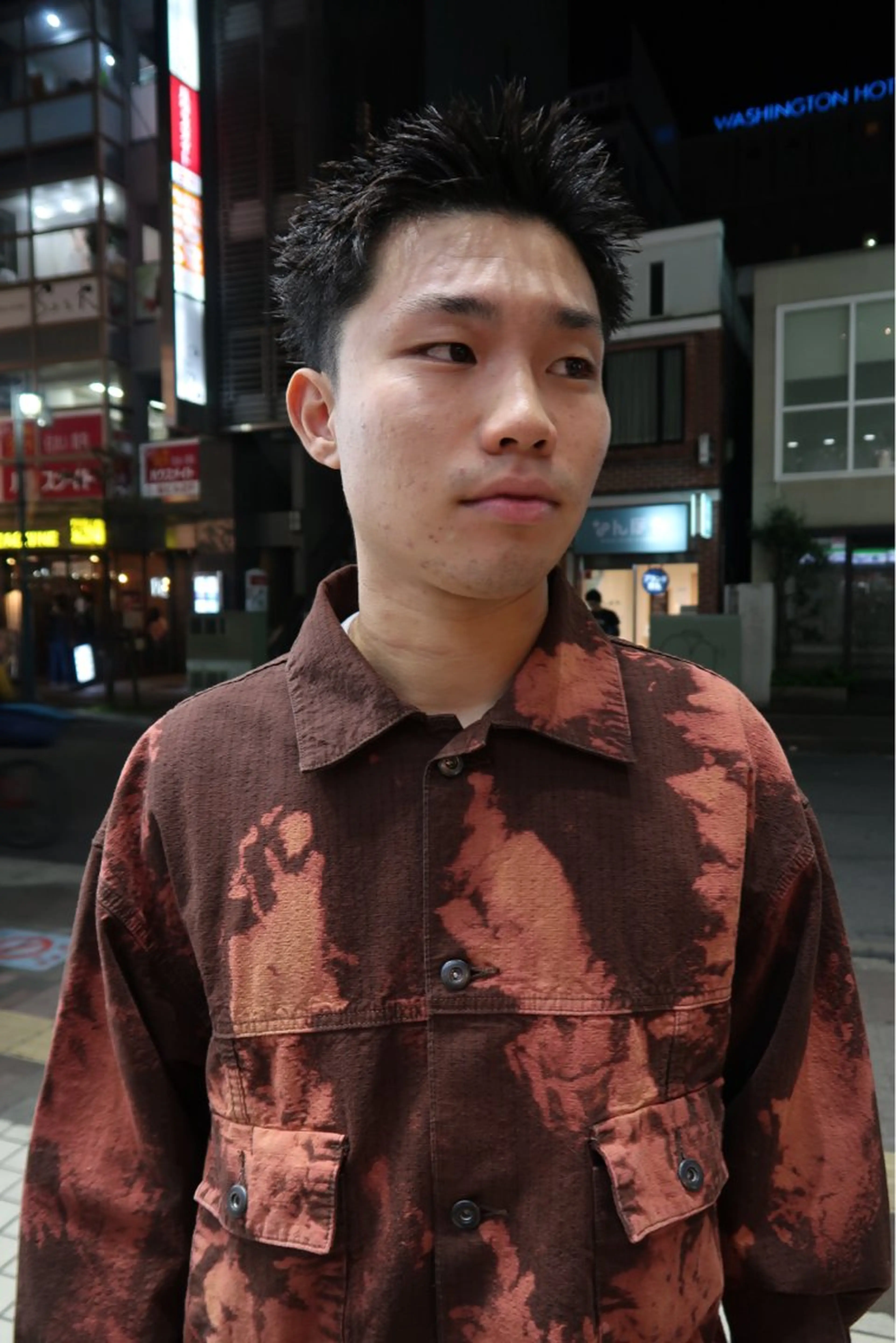 ショート カラー メンズ メンズブリーチ メンズハイトーン メンズインナーカラー ブリーチ ケアブリーチ Rei/ 縮毛矯正/ ハイライトカラー募集のヘアスタイル