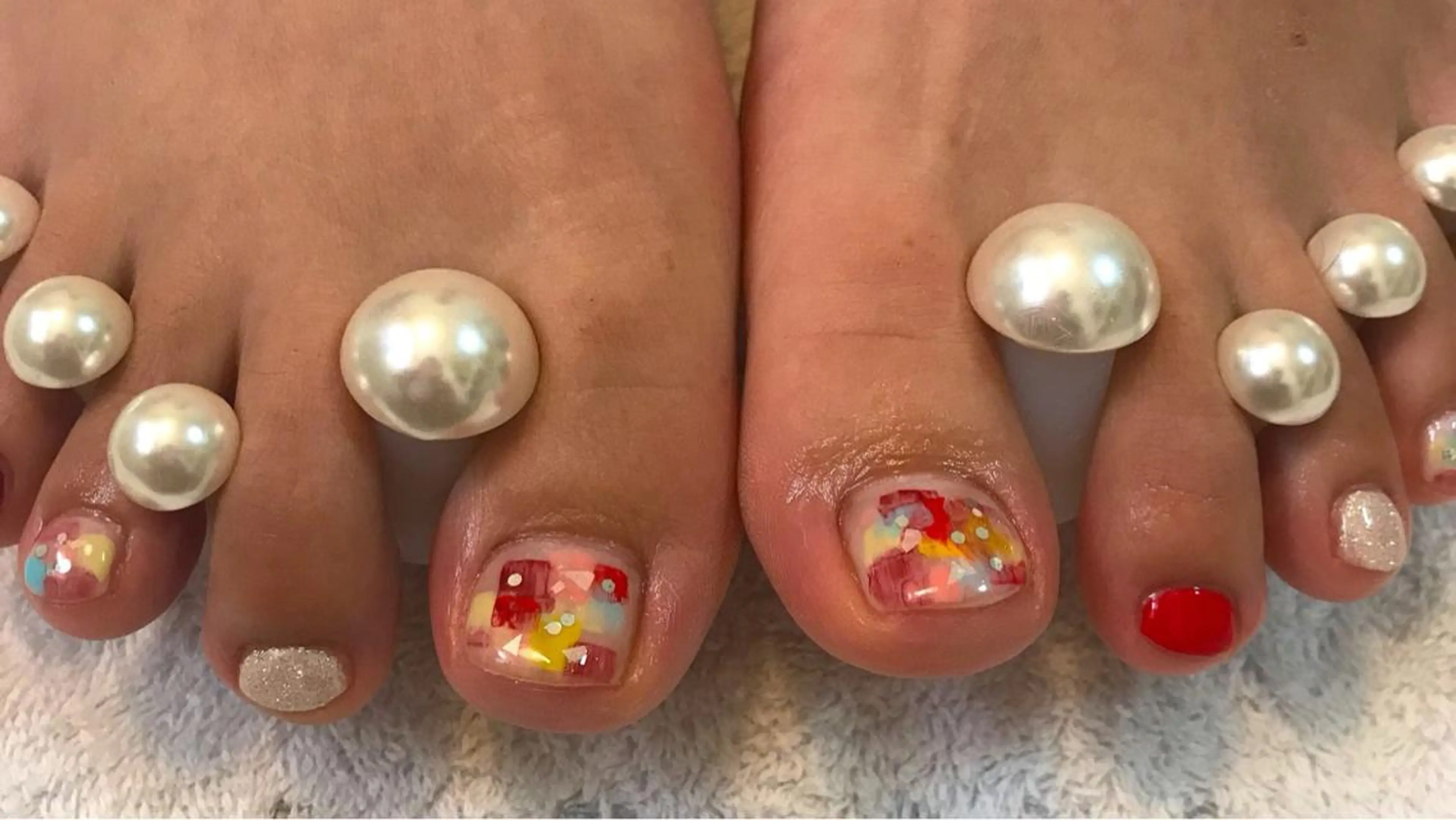 ネイル フットネイル ハンドネイル フットネイル GéRanium Harukaのネイルデザイン