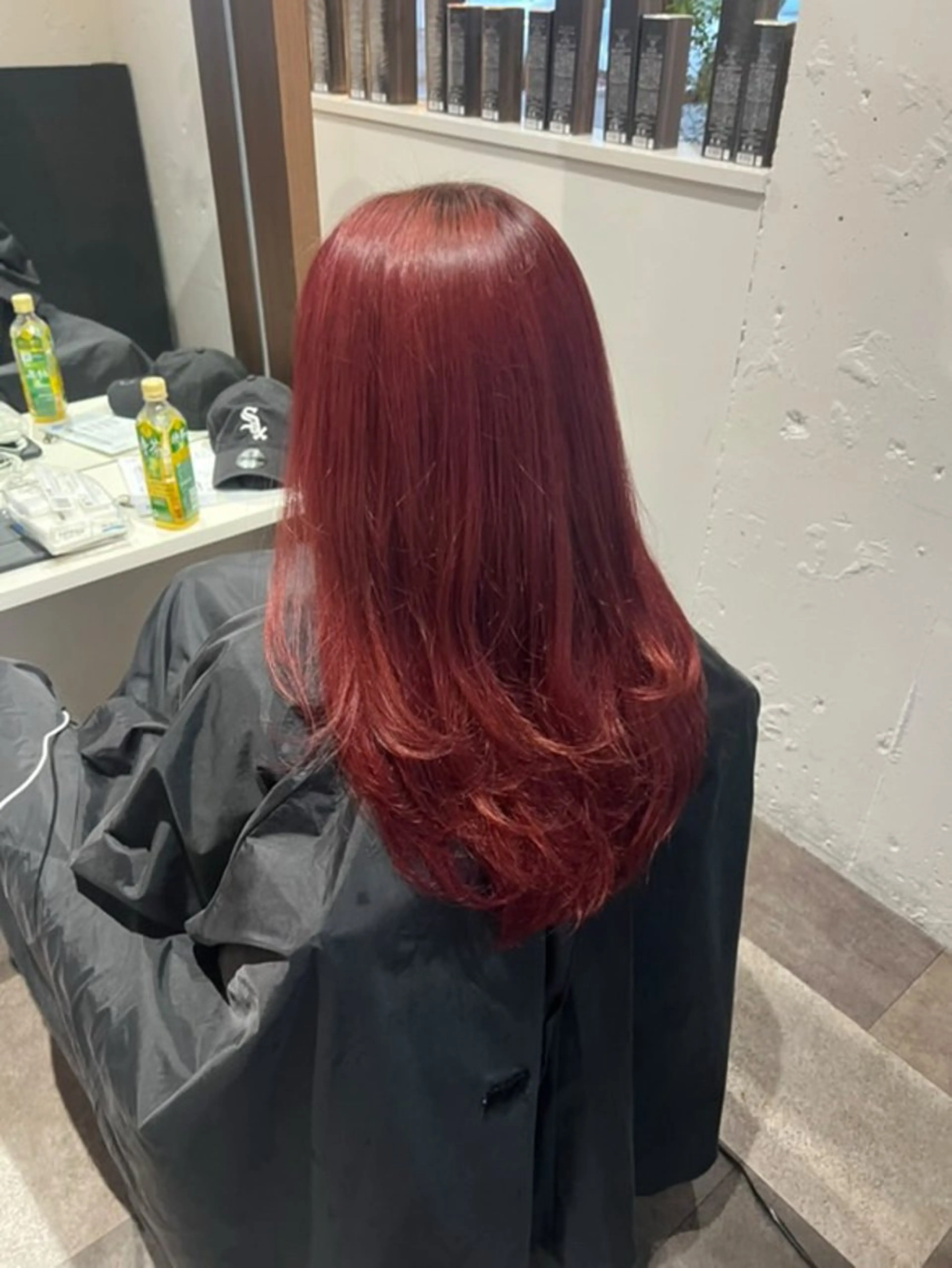 ロング カラー レイヤーカット カット ヘアカラー トリートメント 🍒サクラ🍒 /透明感カラー/艶髪のヘアスタイル