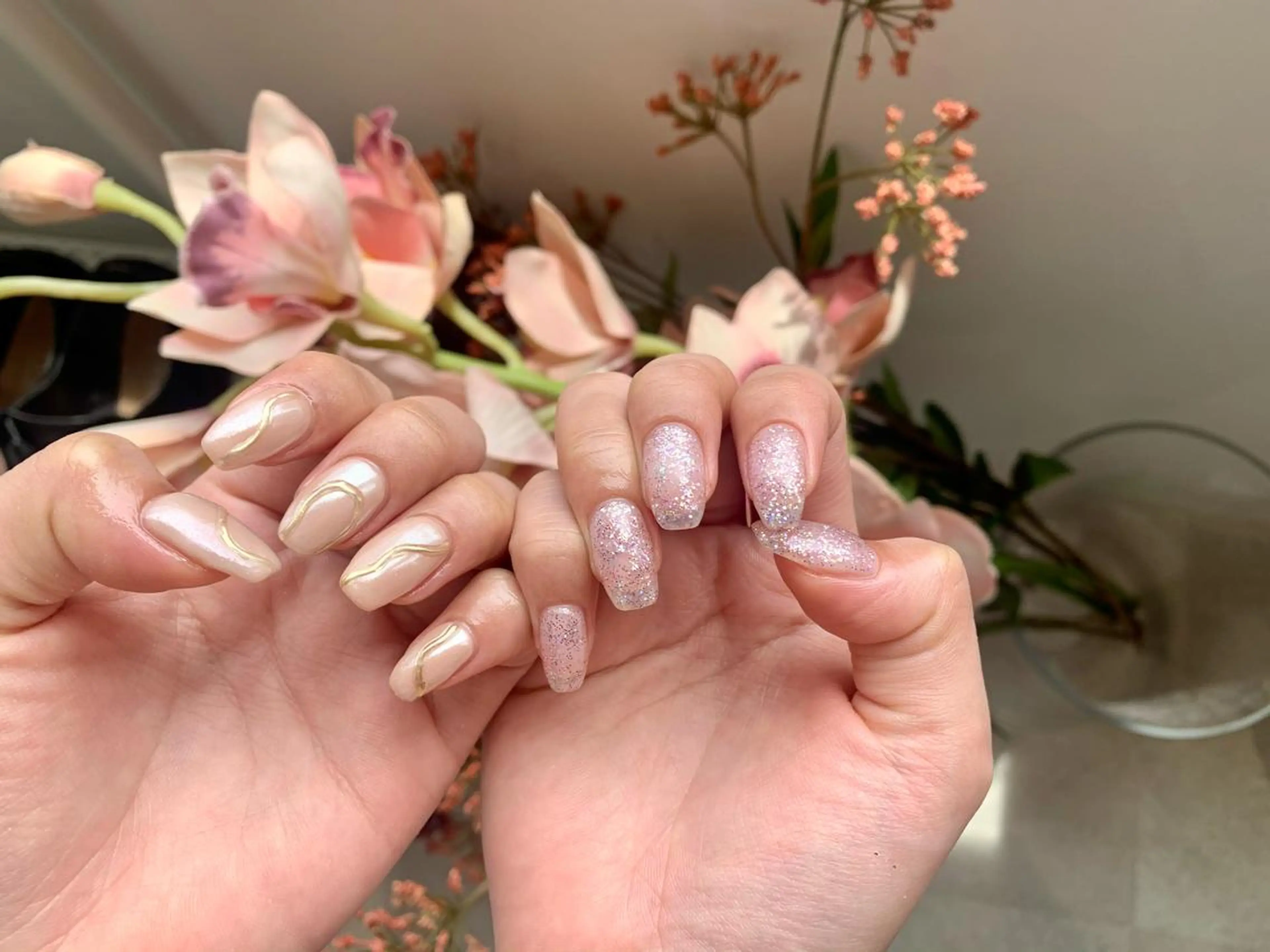 ✨人気No.1💅🏻持込シンプルデザインコース8300円【オフ有or無どちらも◎】(甘皮ケア付き✨)の写真