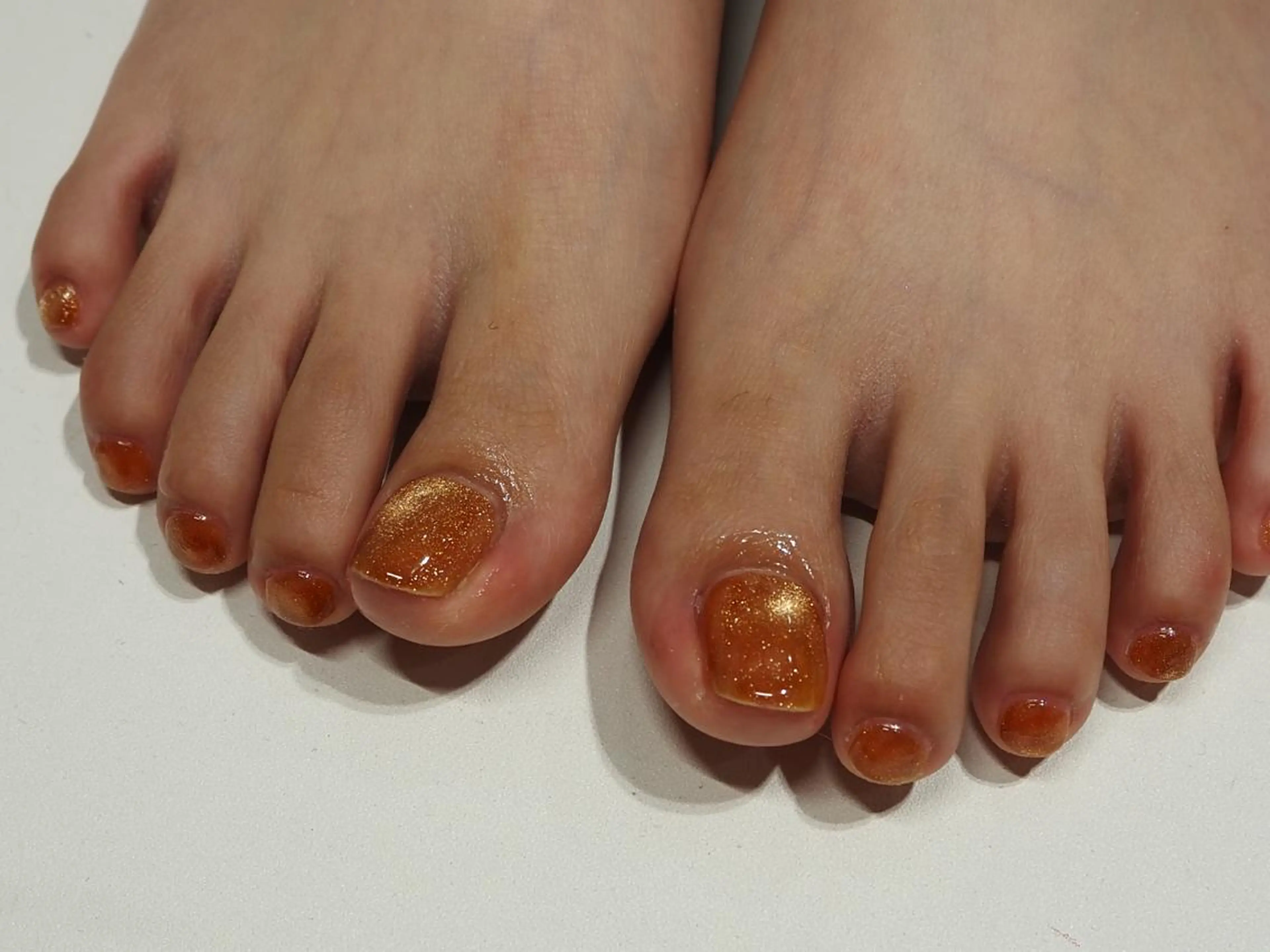 ❣️【新規限定オフ込み】フットネイル　ワンカラーの写真