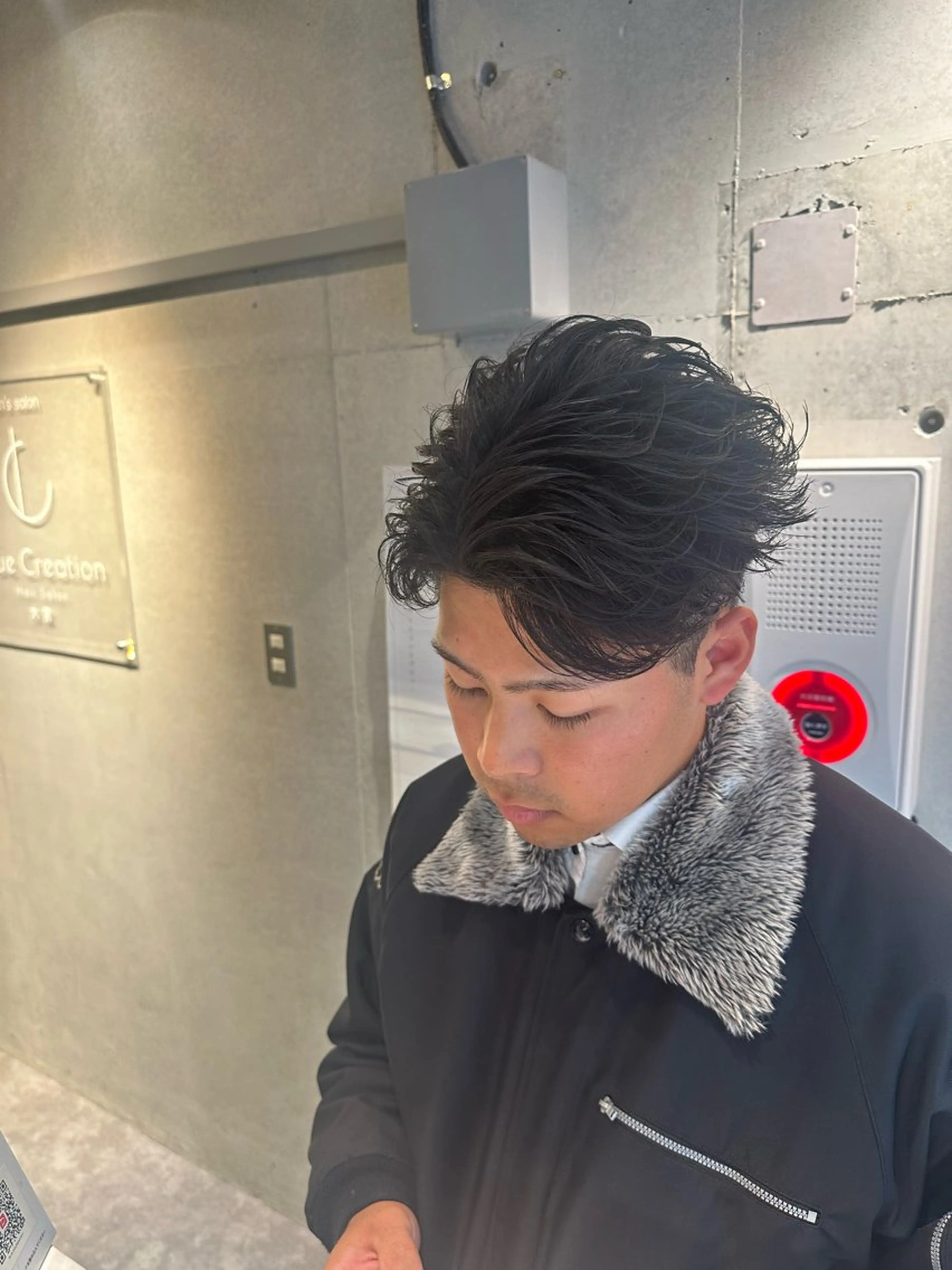 パーマ メンズ カット パーマ 💎メンズカット ／フェザー／細野💎のヘアスタイル