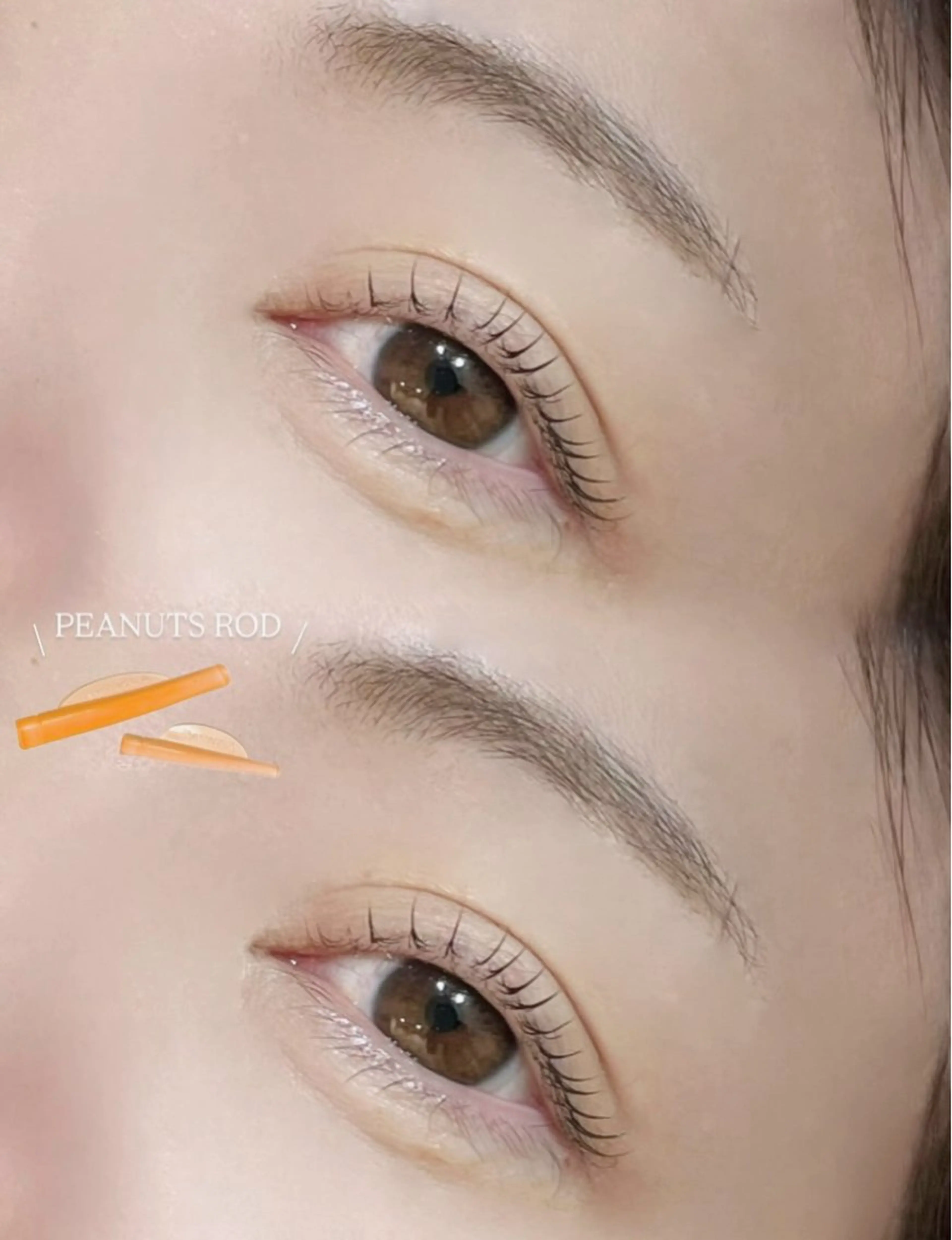 マツエク・マツパ 一重×まつ毛パーマ 鳴瀬 萌の眉毛・アイブロウイメージ