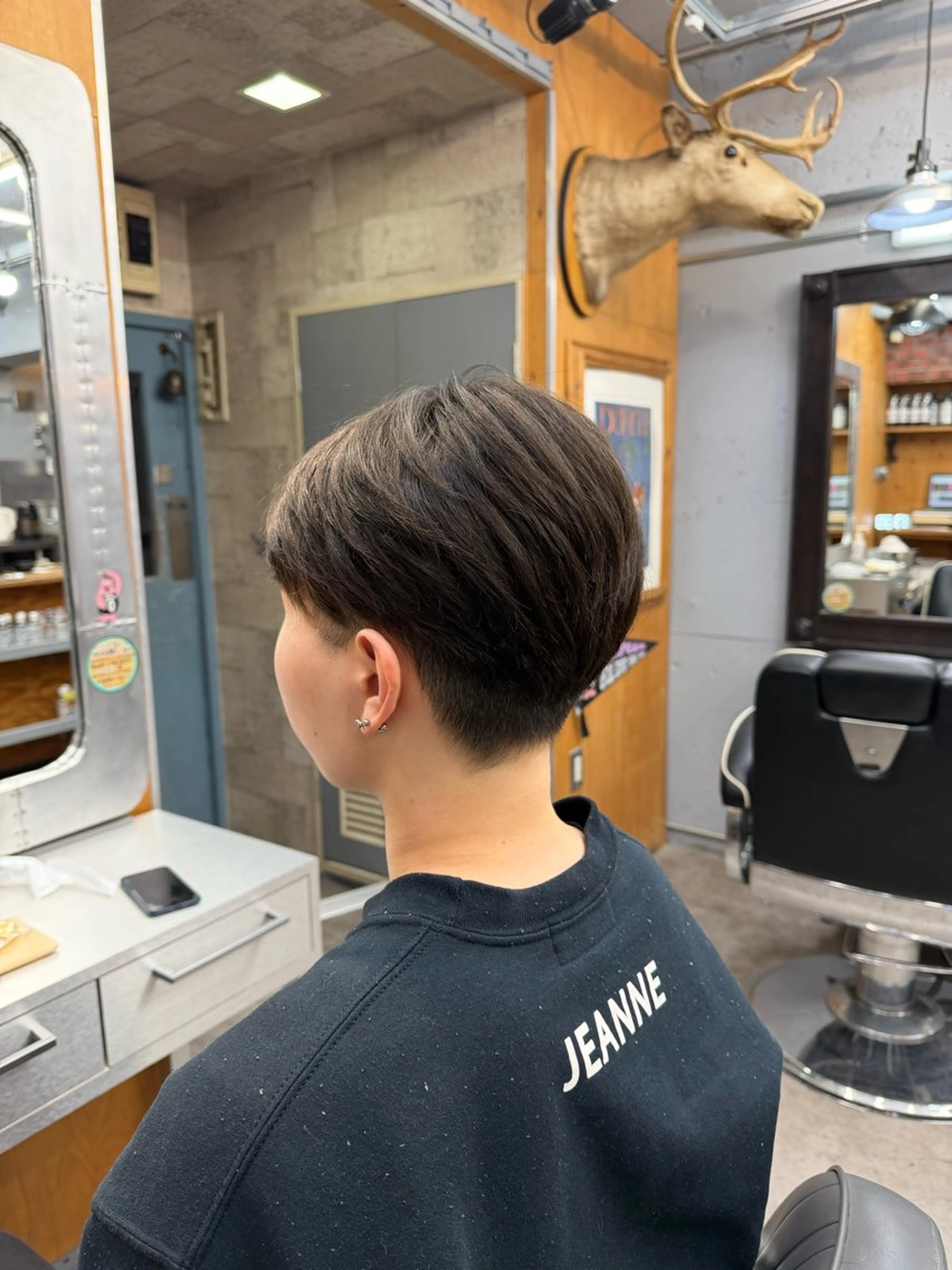 ショート メンズ マッシュ 刈り上げ カット TNB TOKYO所属・エクステ/コーンロウ KURUMI⛓️🔥のヘアスタイル