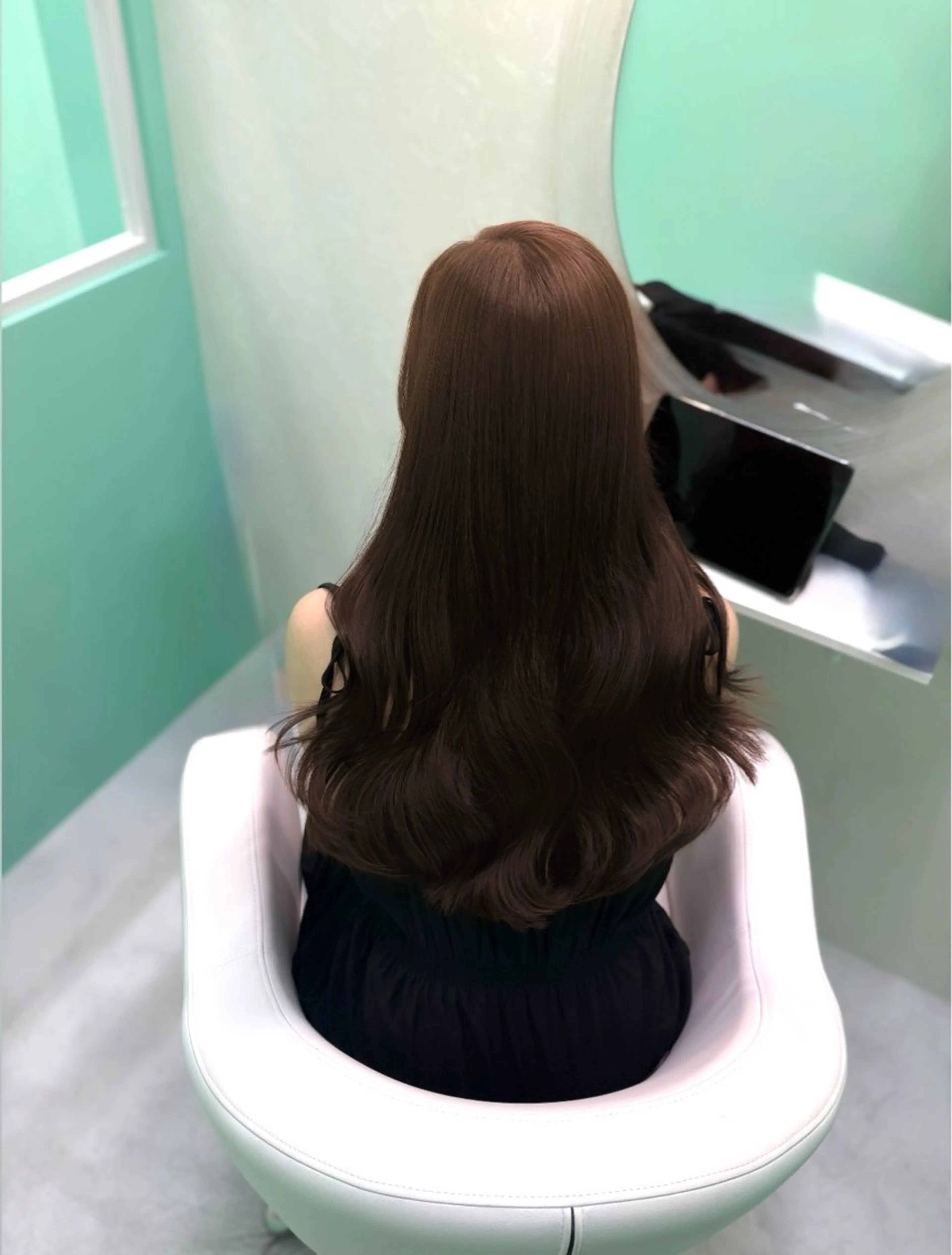 ロング カラー カット ヘアカラー トリートメント Ella所属・nana【艶髪】/ レイヤー/縮毛矯正のヘアスタイル