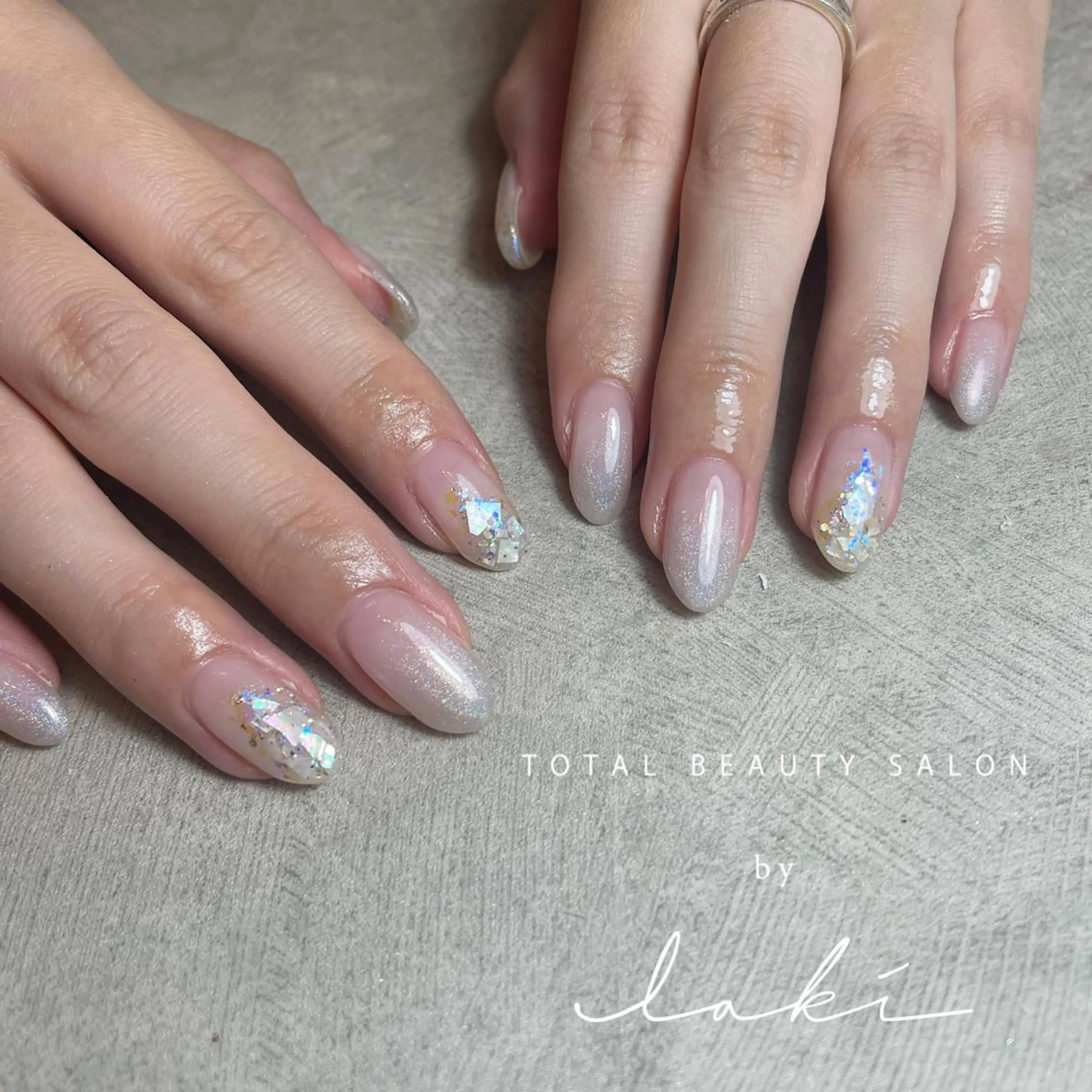 ネイル ラメ(グリッター) ラメグラデーション my&所属・my&_ maimiのネイルデザイン