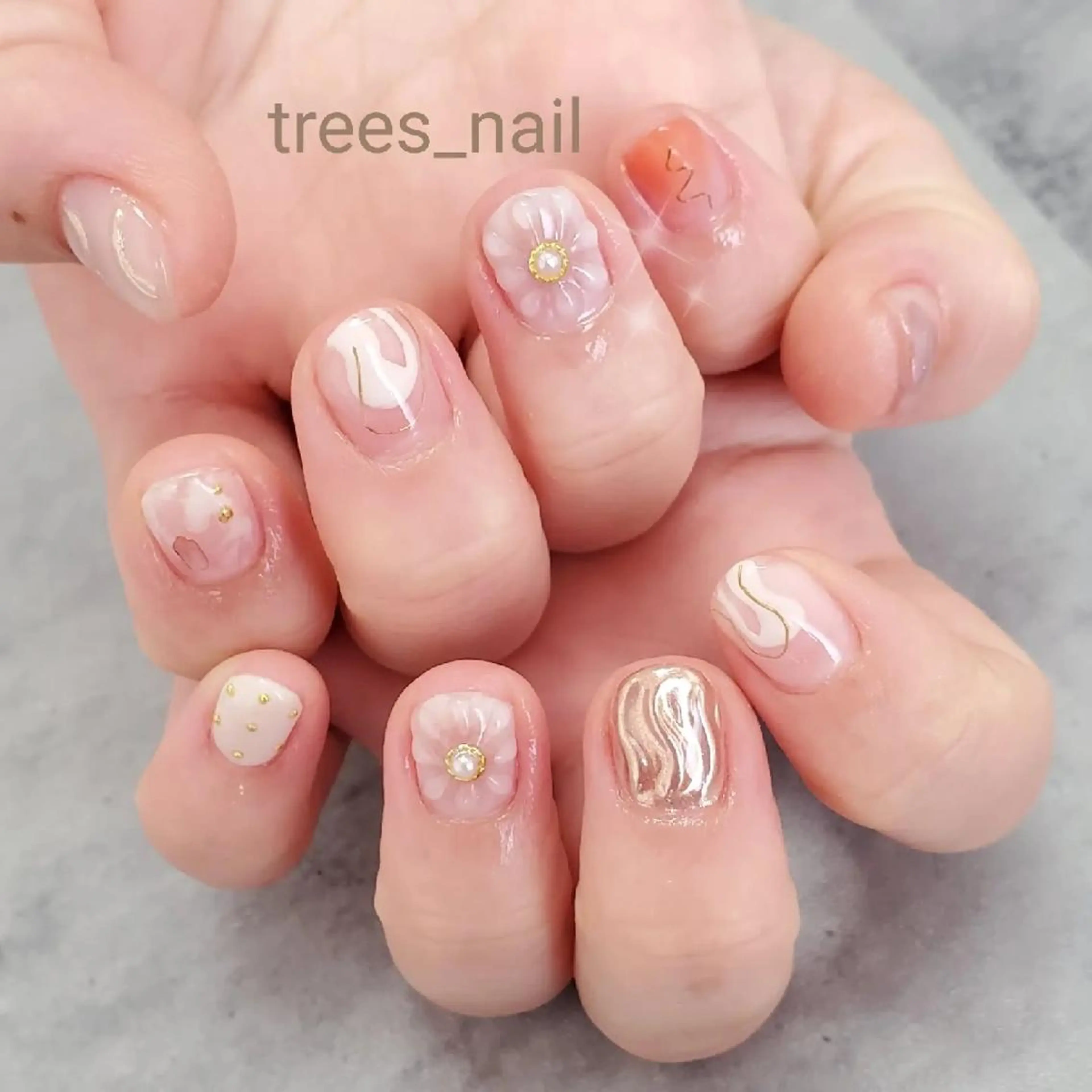 ネイル trees_ nailのネイルデザイン