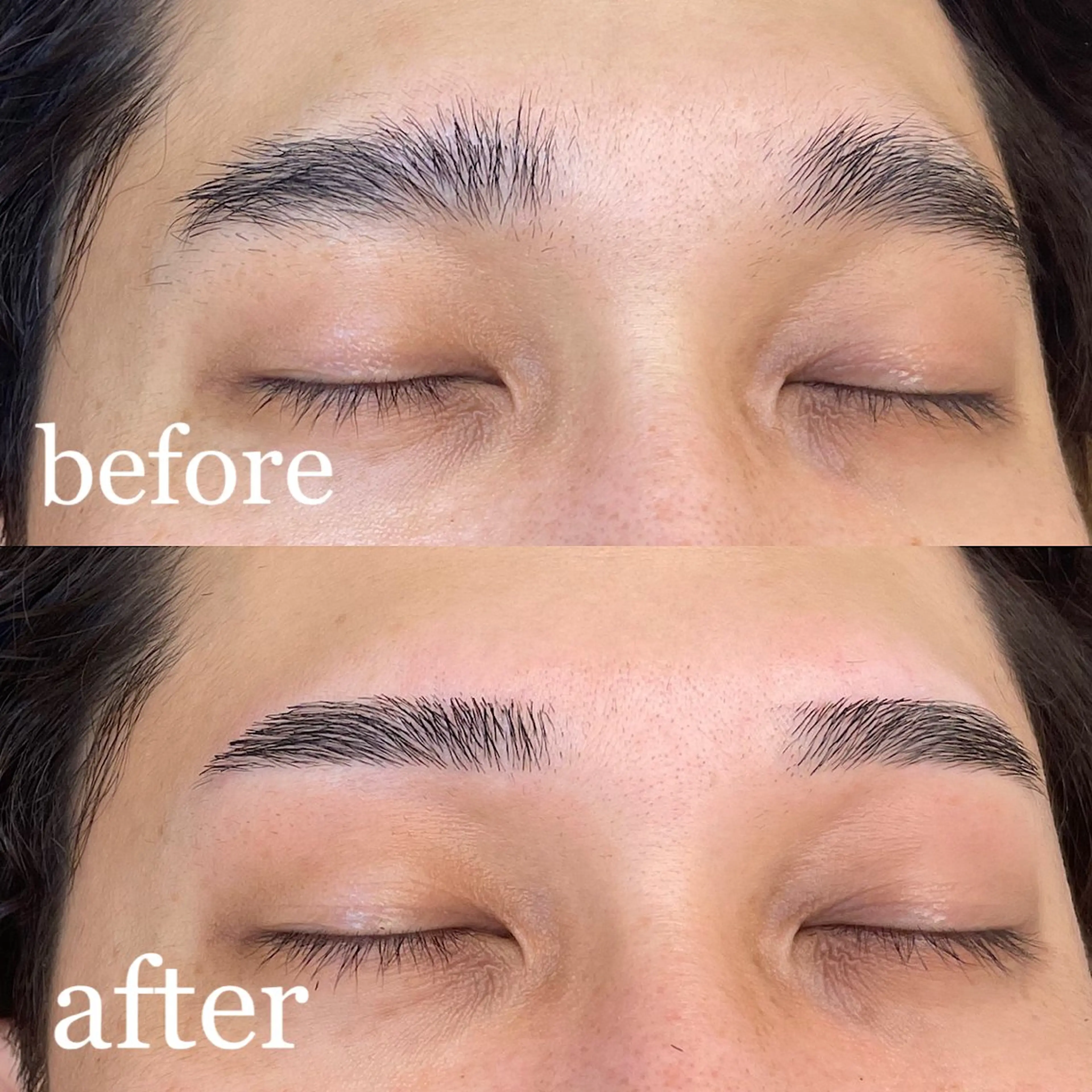 メンズ アイブロウ ワックス脱毛 眉カット メンズ眉毛サロン NeM所属・ヘッドスパ&メンズ 眉毛サロンNeMの眉毛・アイブロウイメージ