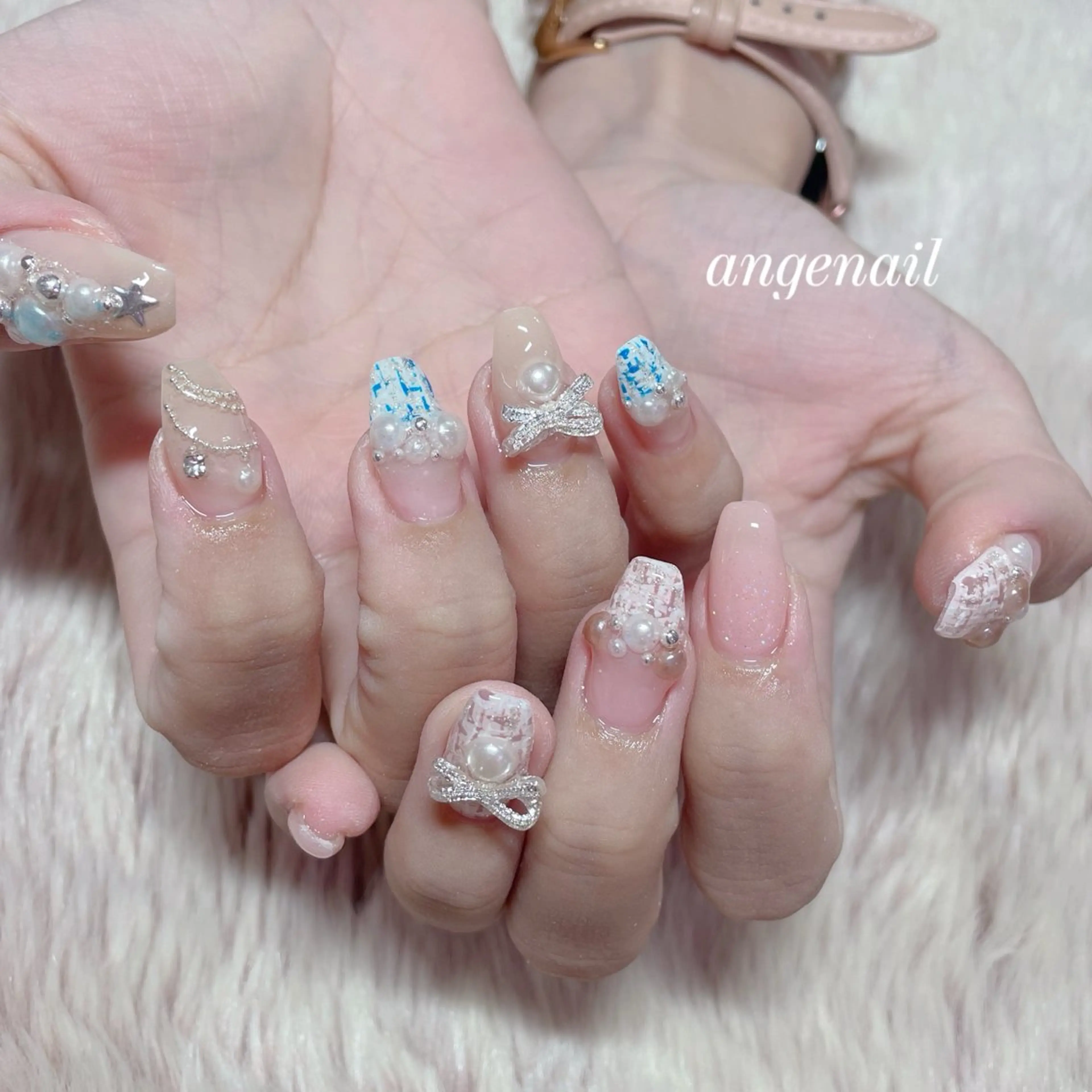 パーマ ハンドネイル オーナーネイリスト MAKIのネイルデザイン