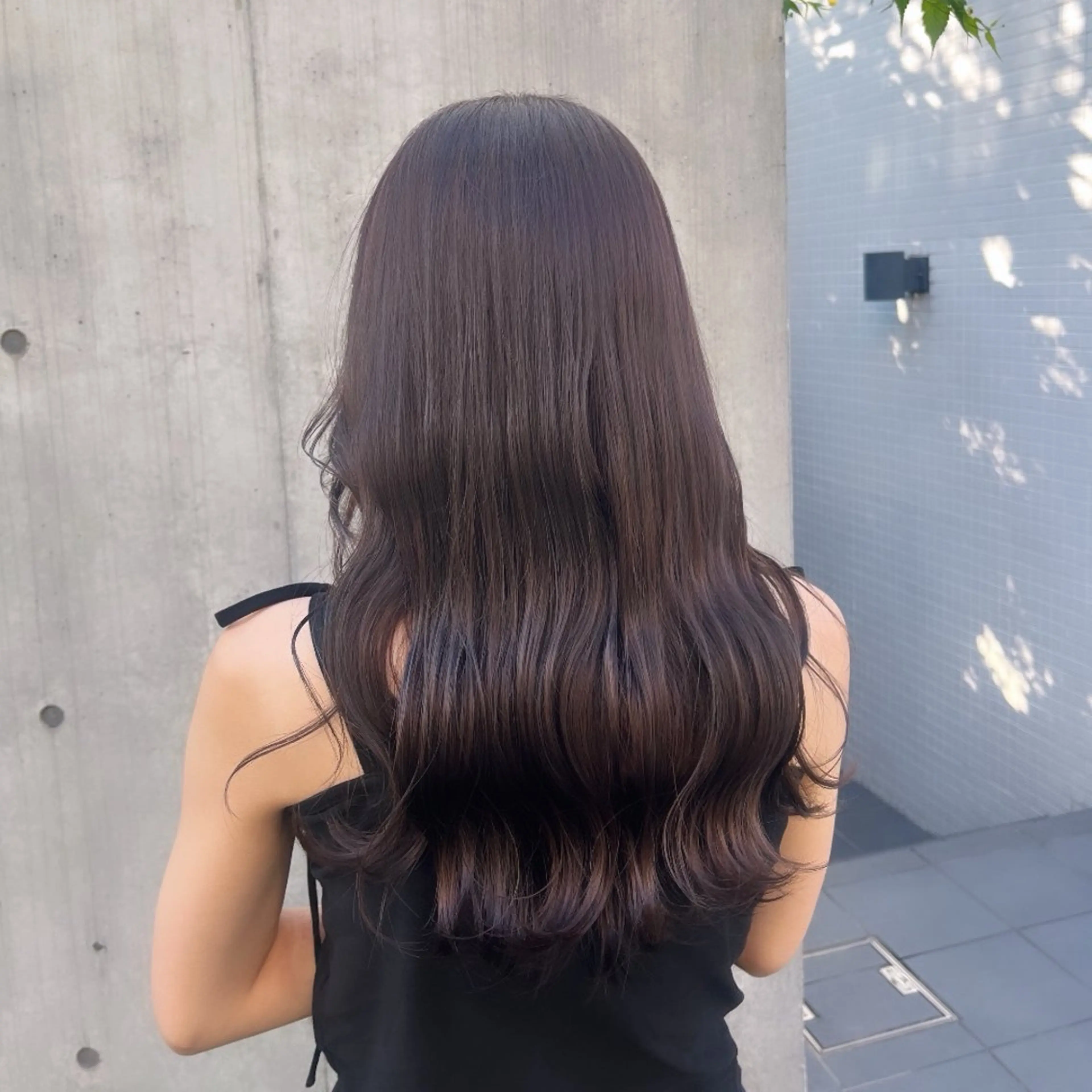 セミロング カラー ベージュカラー ブラウンカラー ブラウンベージュ 透明感カラー ココアブラウン ヘアカラー トリートメント ヘッドスパ ヘアセット カジュアルを女っぽく 𝗮𝘆𝗮𝗰𝗼のヘアスタイル