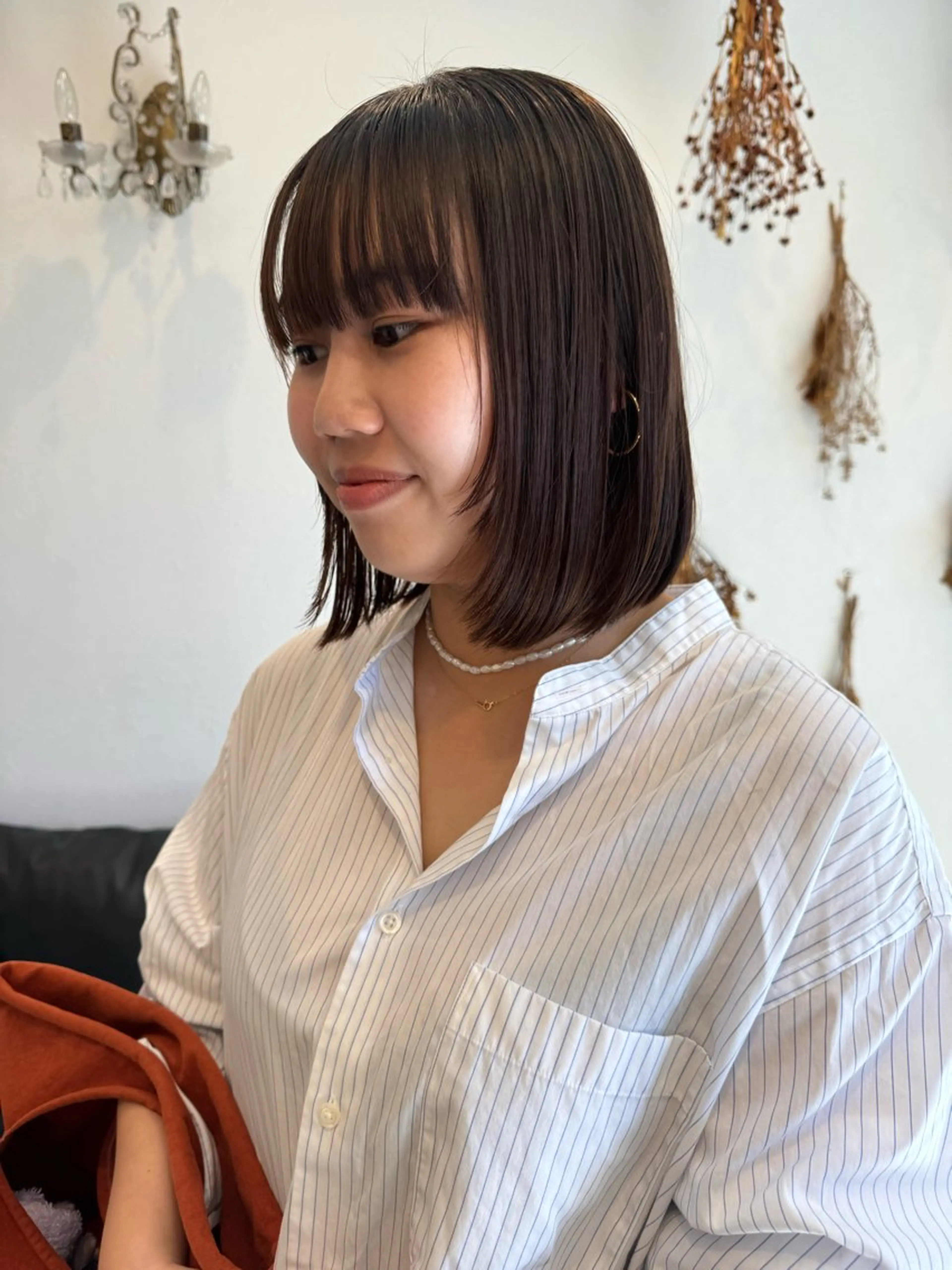 ミディアム カラー 伸ばしかけ レイヤーカット カット ヘアカラー トリートメント m ā l o.🌷 サカモトマイコのヘアスタイル