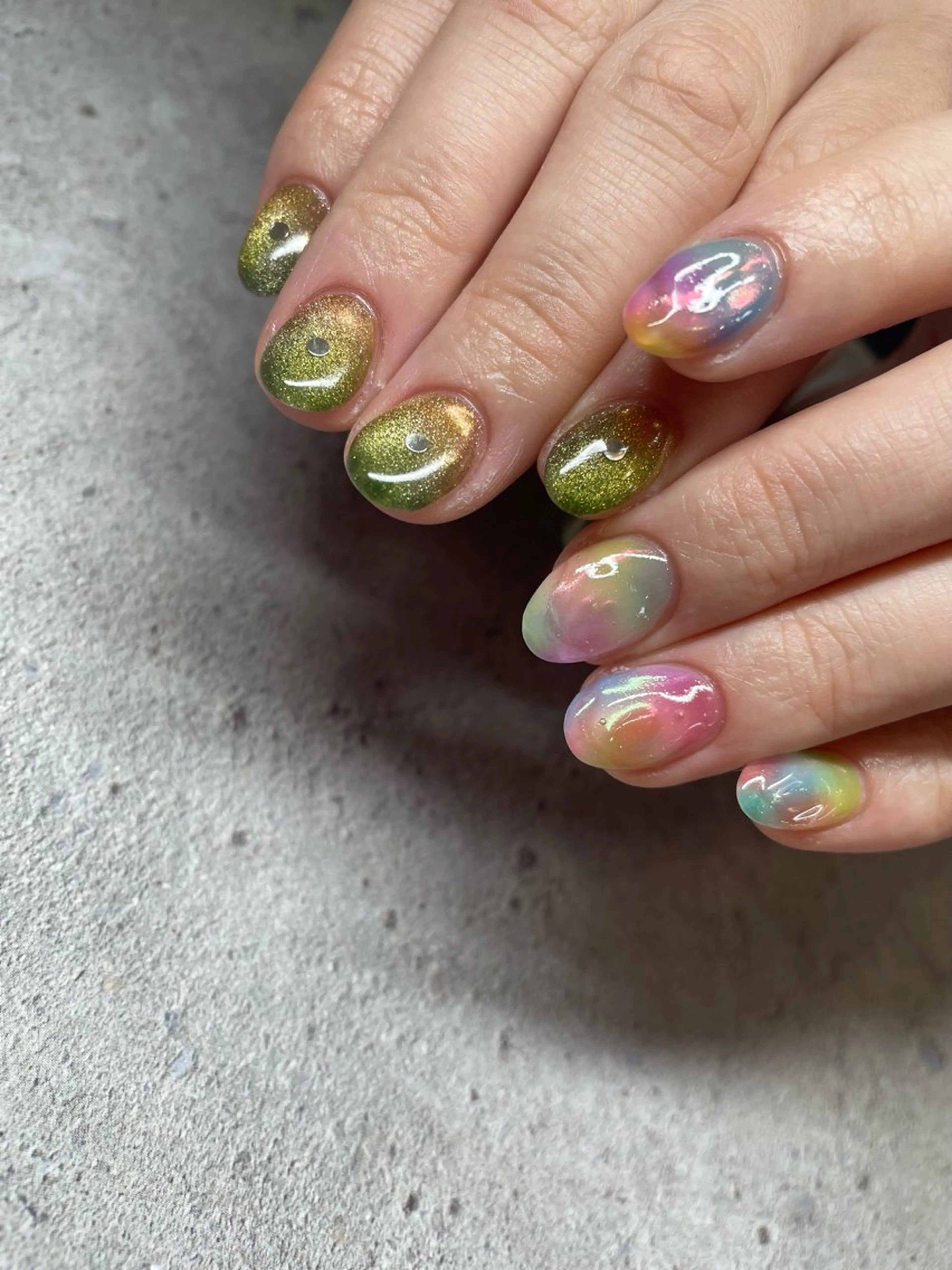 ネイル グラデーション マグネットネイル ニュアンスネイル 🌕akuri🌖 nuance/専門のネイルデザイン