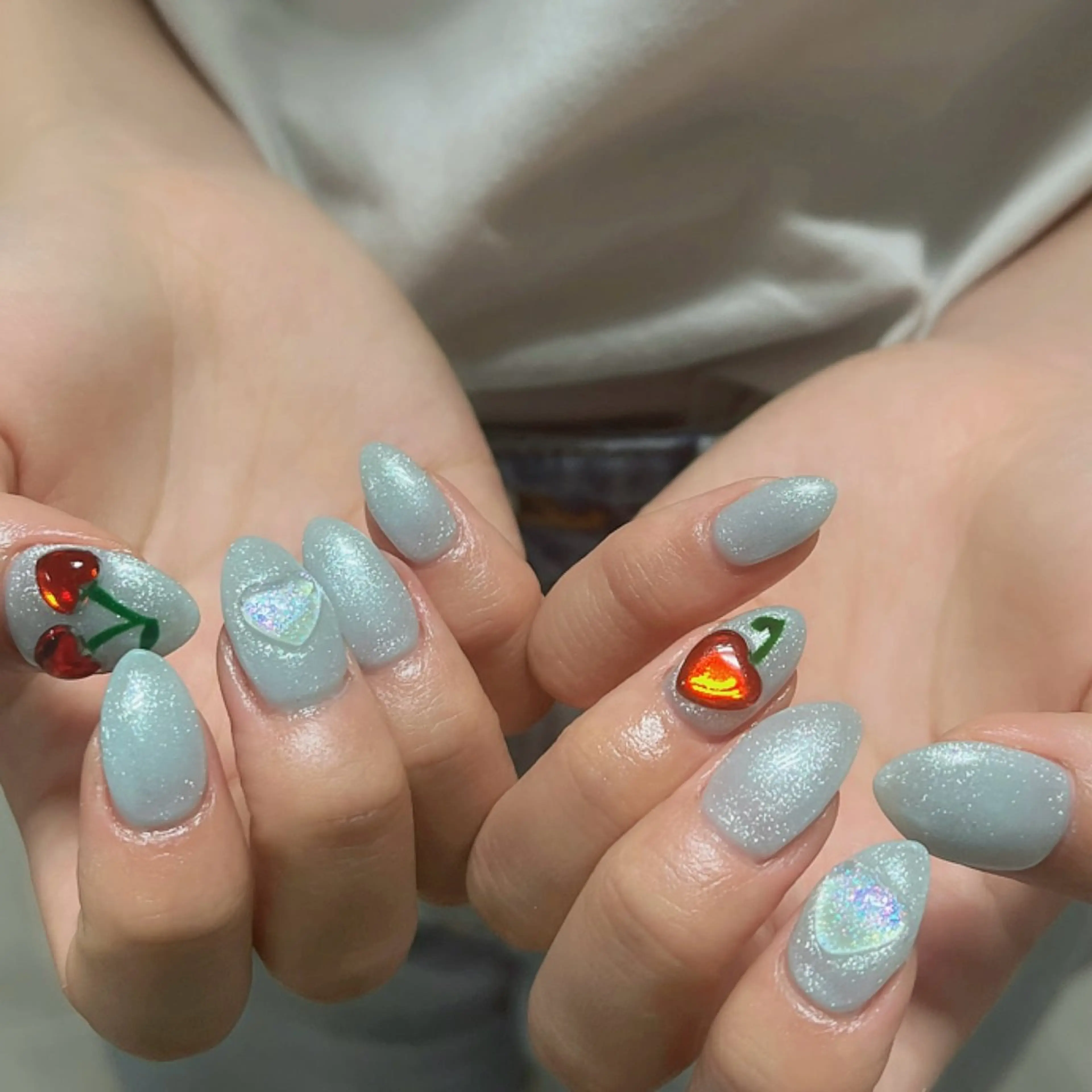 ネイル ハンドネイル Protea きぬがわ らむのネイルデザイン