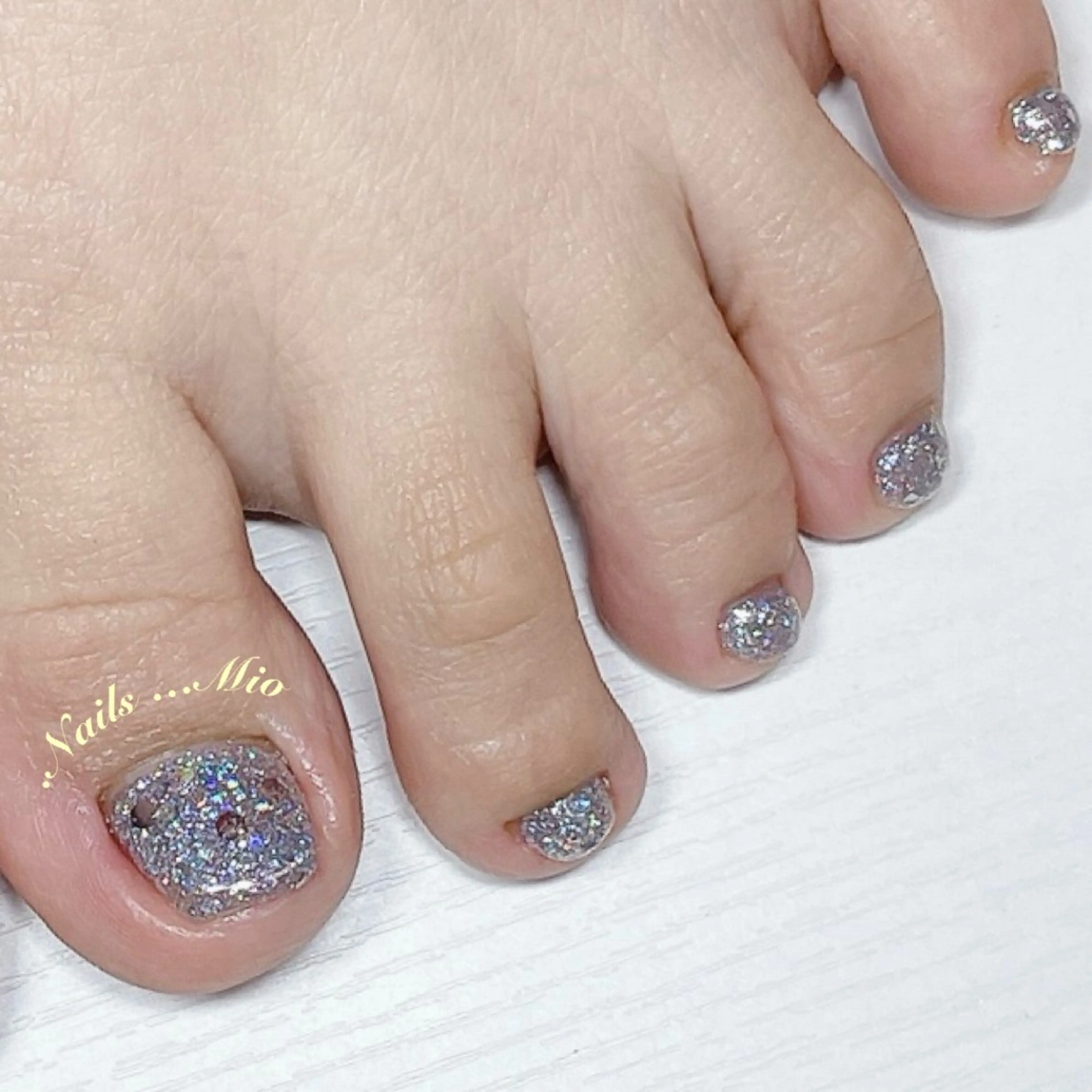 ネイル フットネイル ジェルネイル ワンカラーネイル .Nails Mio 赤羽西ネイルサロンのネイルデザイン