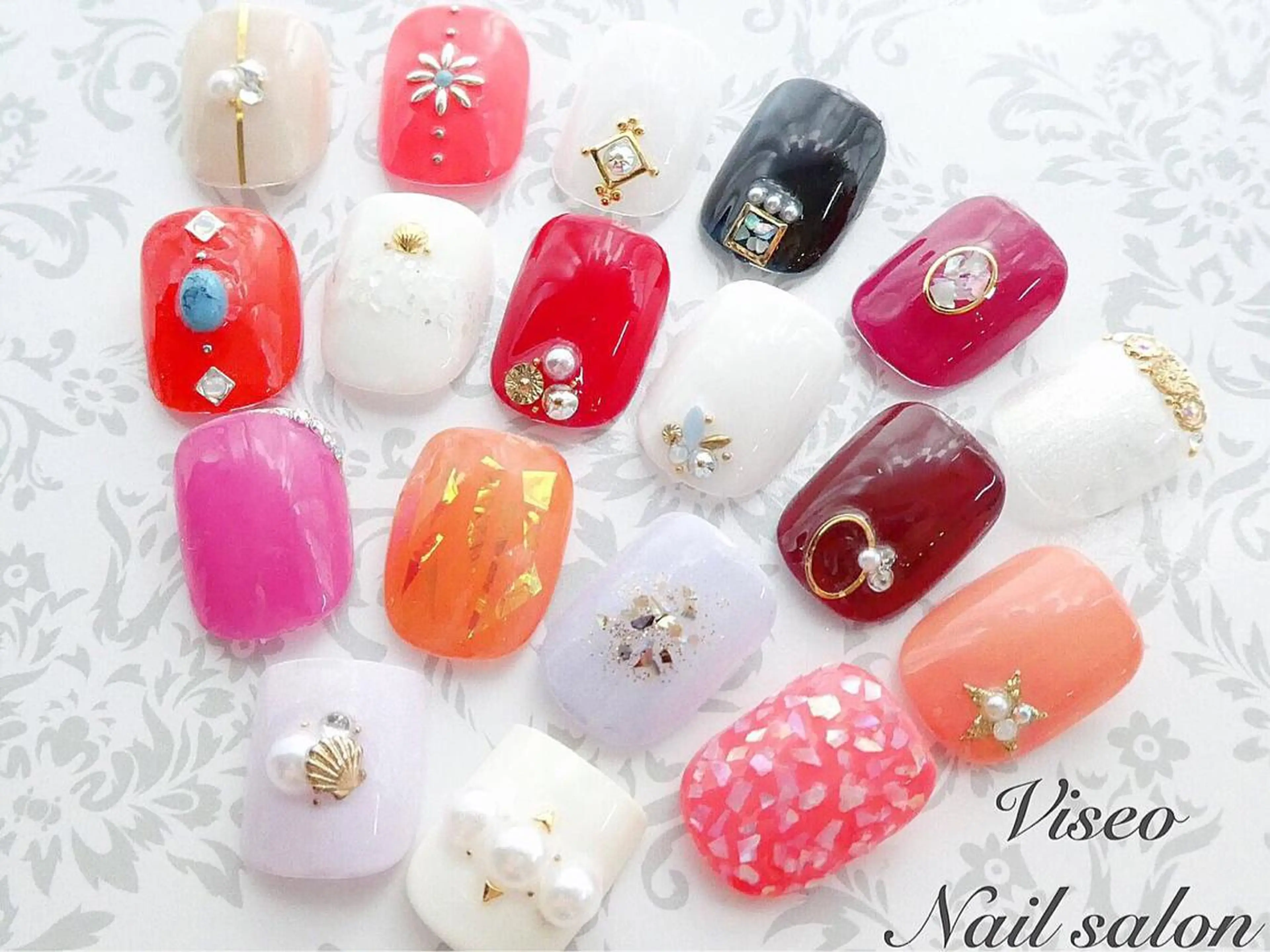 ネイル Viseo《6週間 長持ちパラジェル》のネイルデザイン