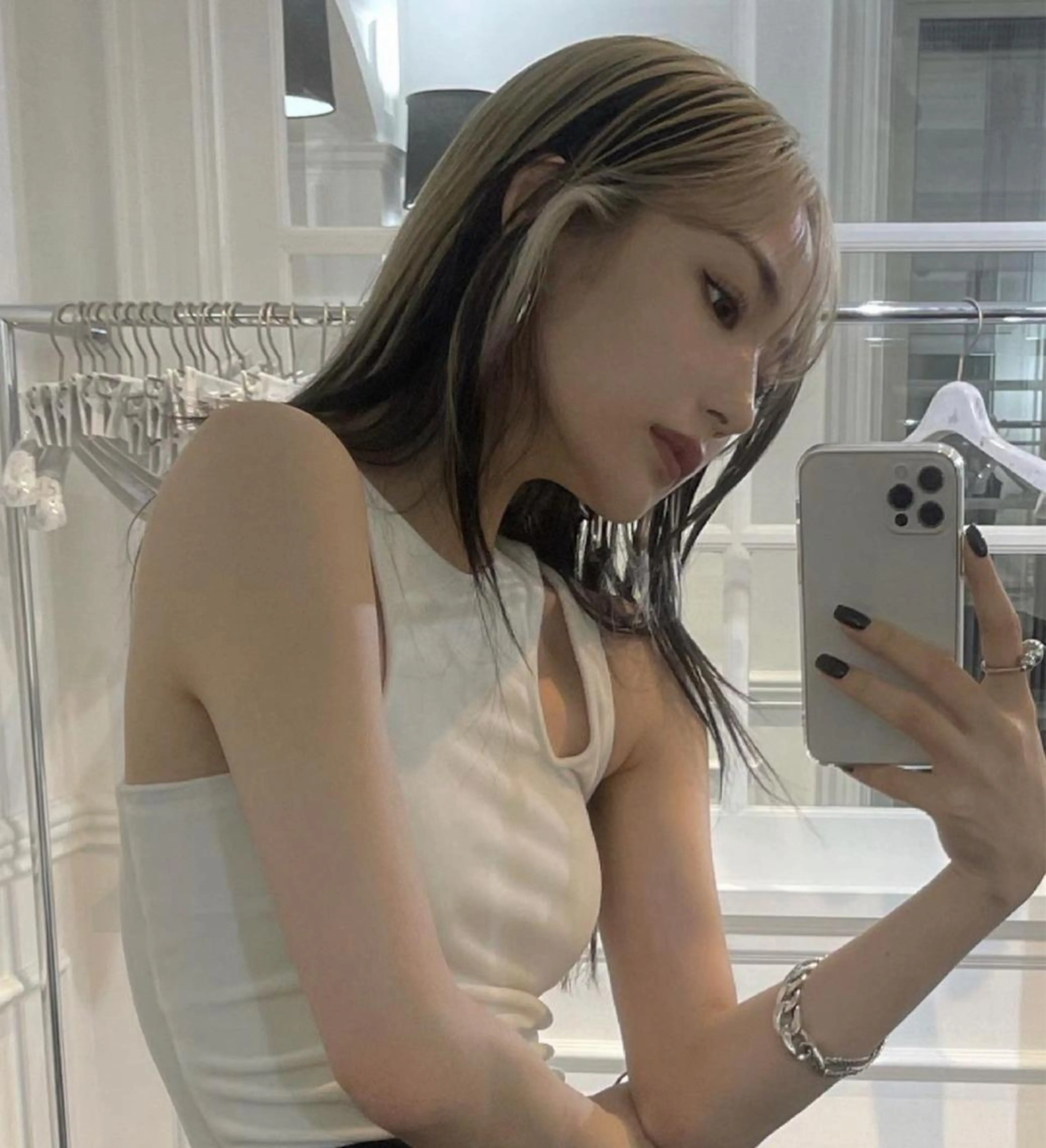 カラー 莉乃/縮毛矯正/髪質 改善/艶カラーのヘアスタイル