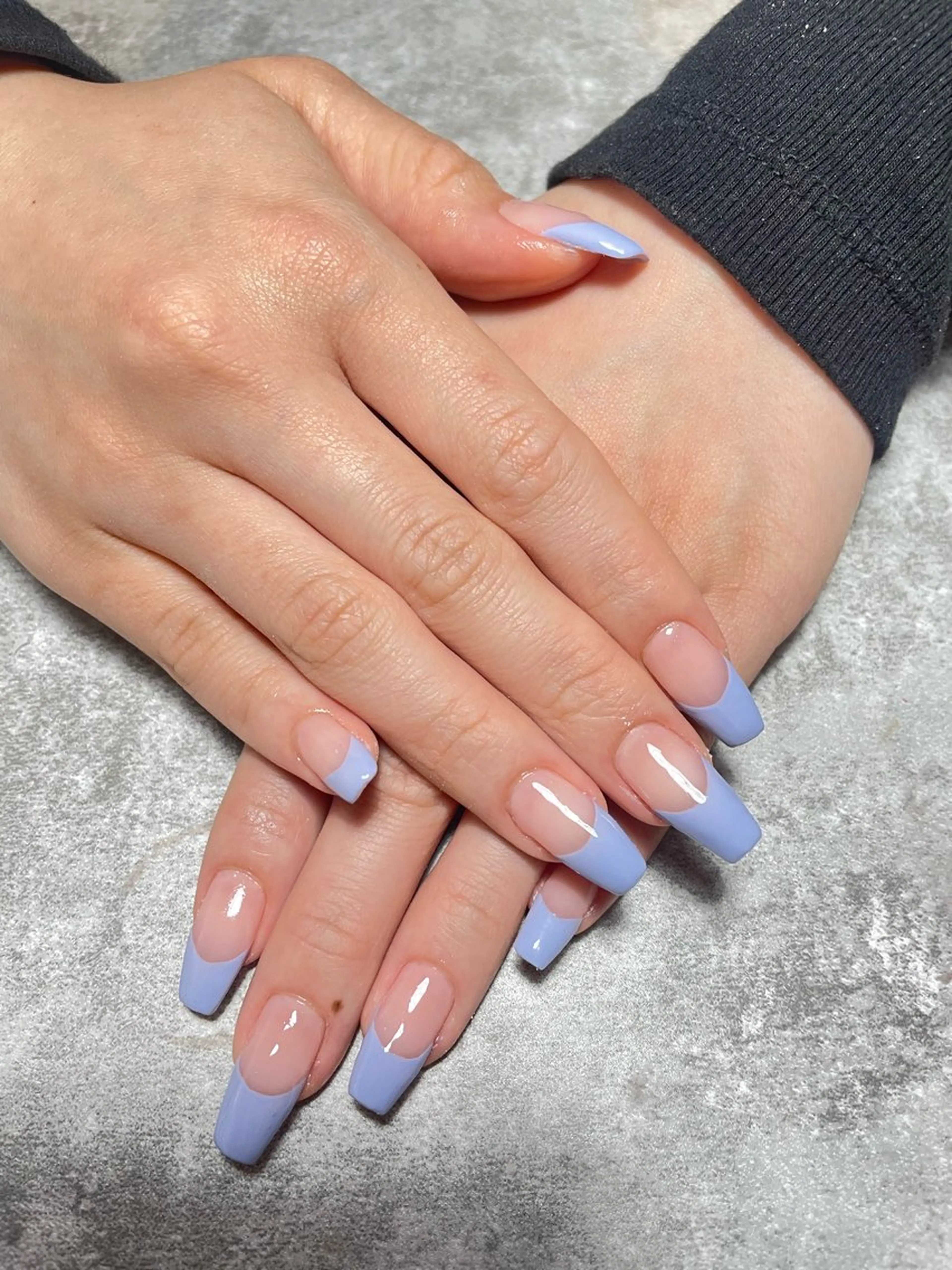 (オフなし)ミニモ限定✨フレンチネイル💎の写真