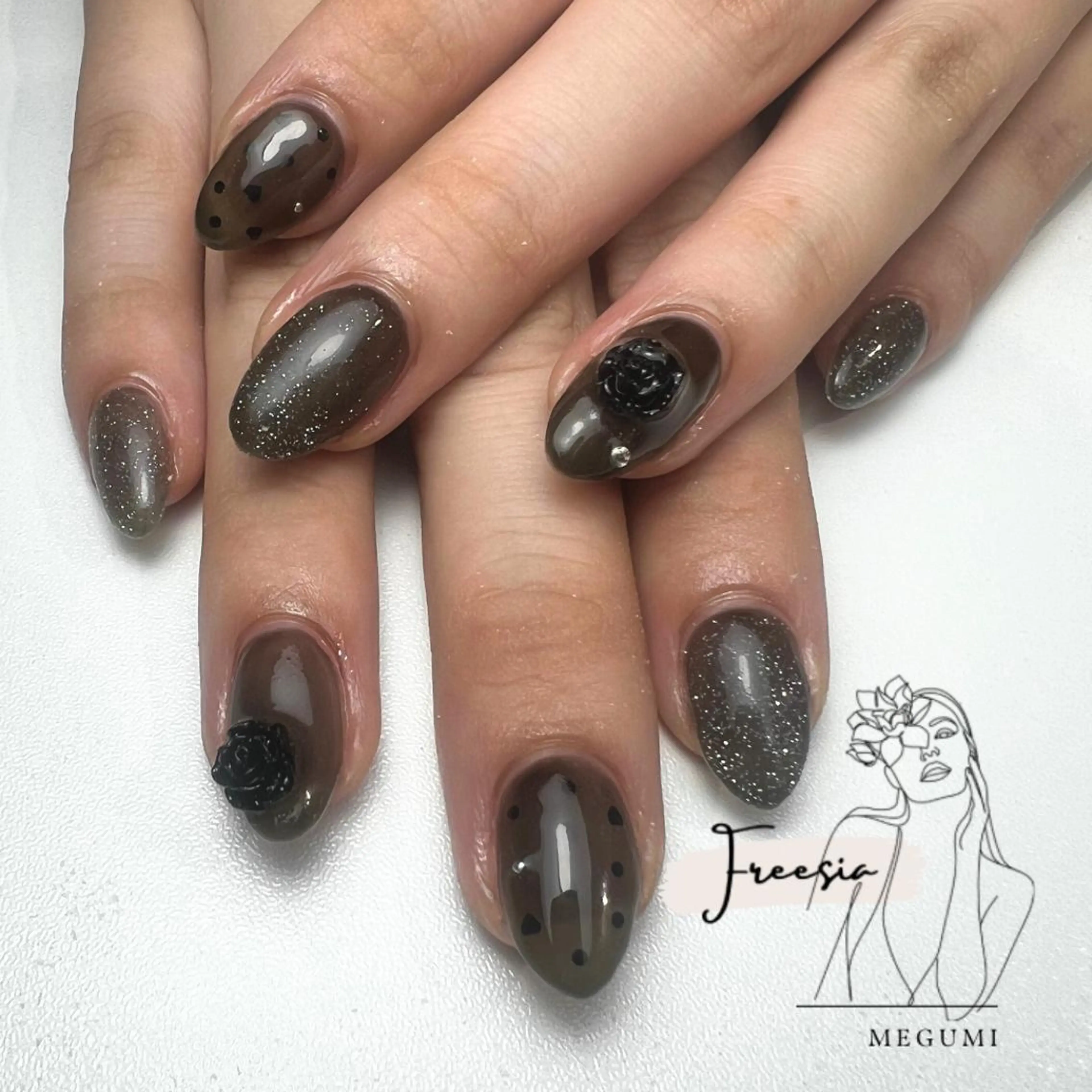 ネイル 持ち込み ハンドネイル 当日予約も歓迎⭕️ Megumiのネイルデザイン