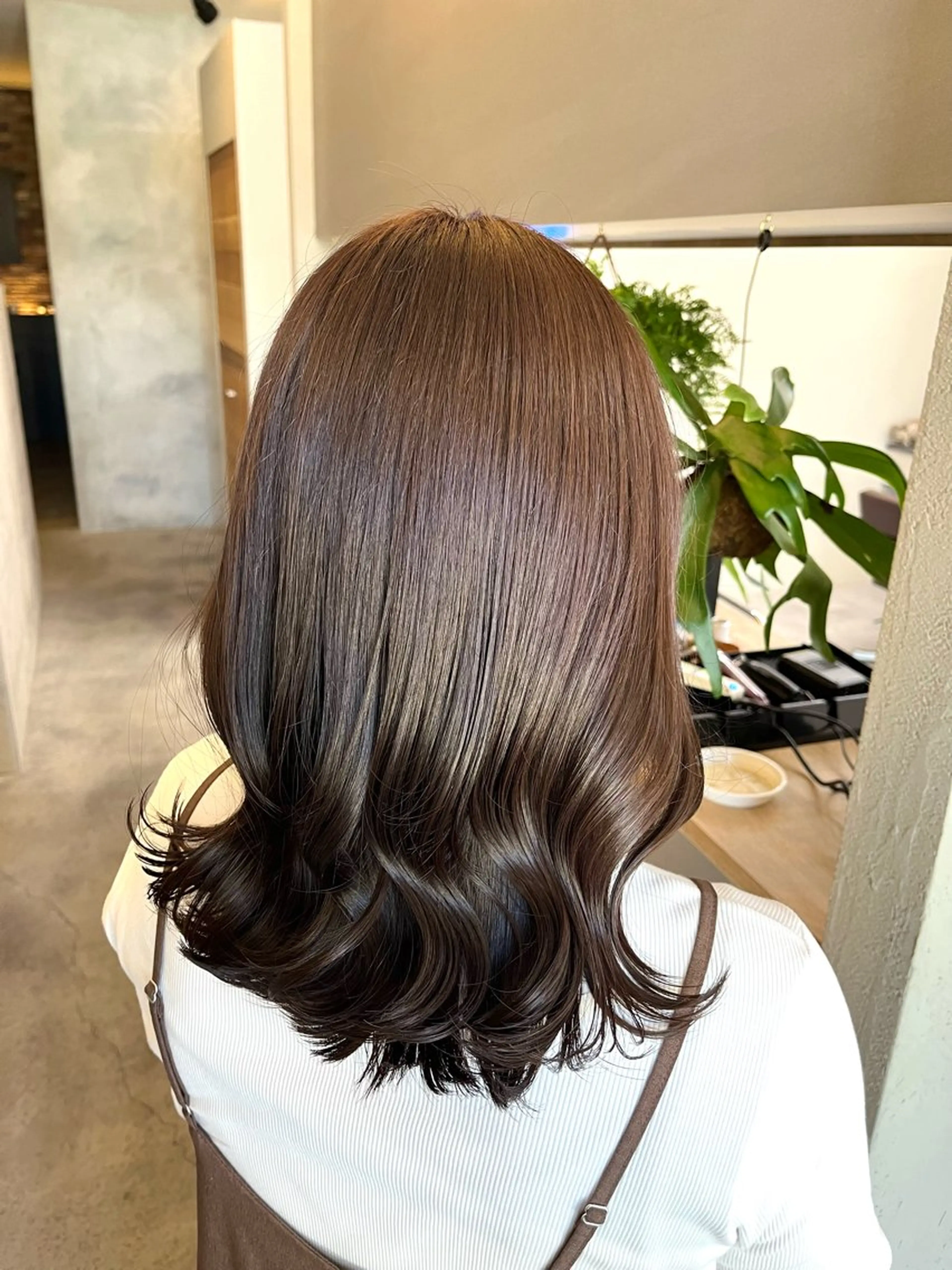 セミロング カラー カット ヘアカラー トリートメント Salon de  COCO所属・Yuka /ツヤカラー✨のヘアスタイル