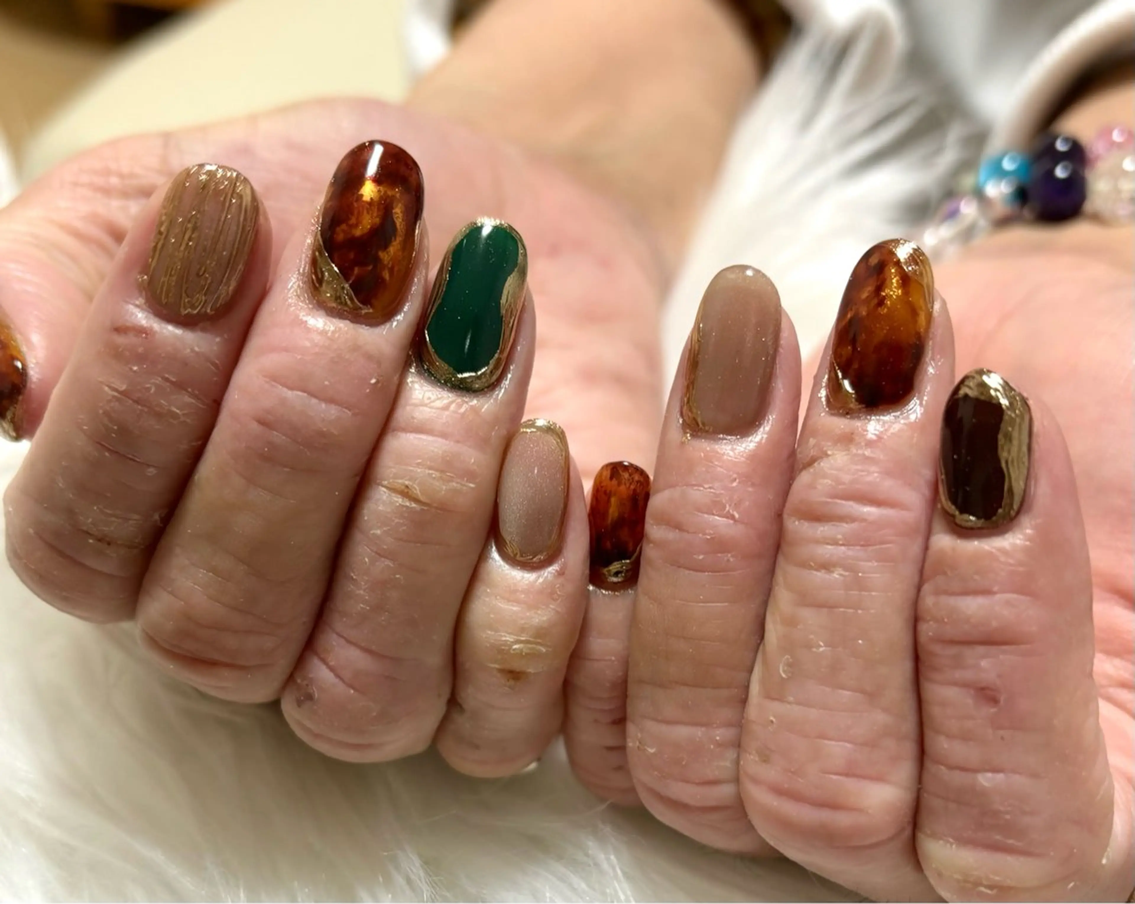 ネイル ハンドネイル nail salon HIRUKANAのネイルデザイン