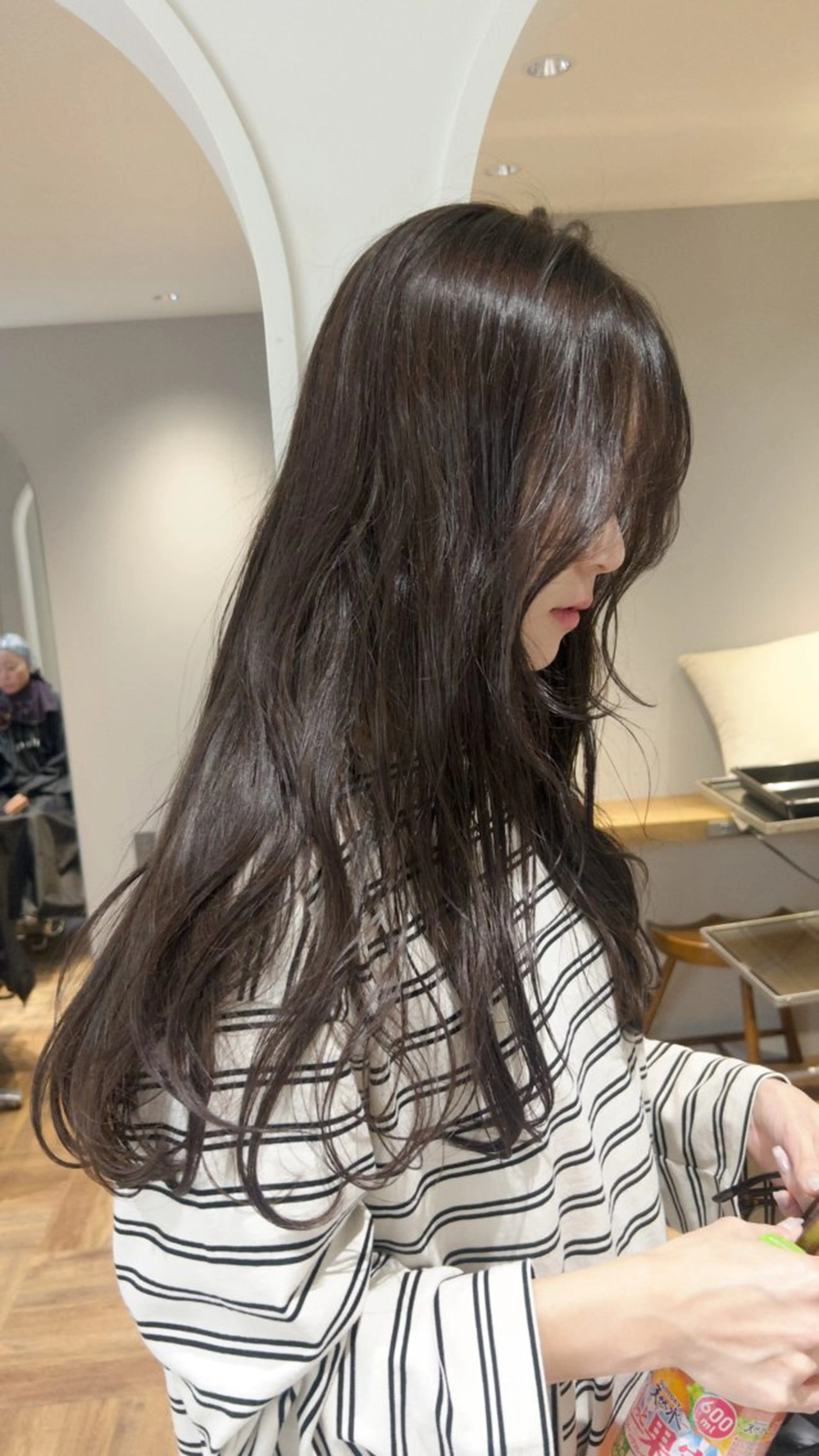 ロング カラー カット ヘアカラー トリートメント じゅわっと暖色カラー 🍊Moemiのヘアスタイル