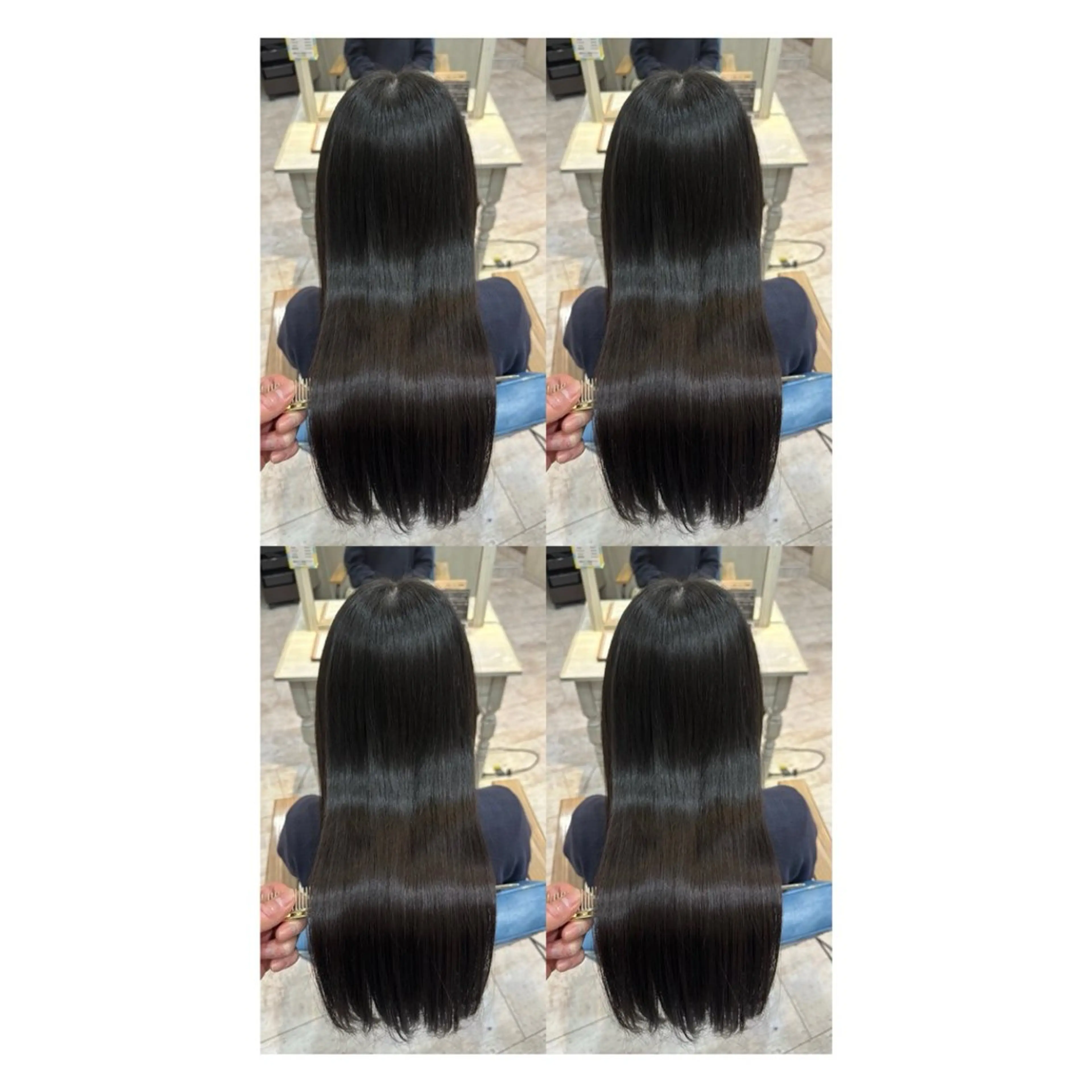 ロング カラー 透明感カラー 髪質改善 縮毛矯正 トリートメント カット ヘアカラー トリートメント 店長✨レイヤー✖️ 髪質改善✖️韓国ヘアのヘアスタイル