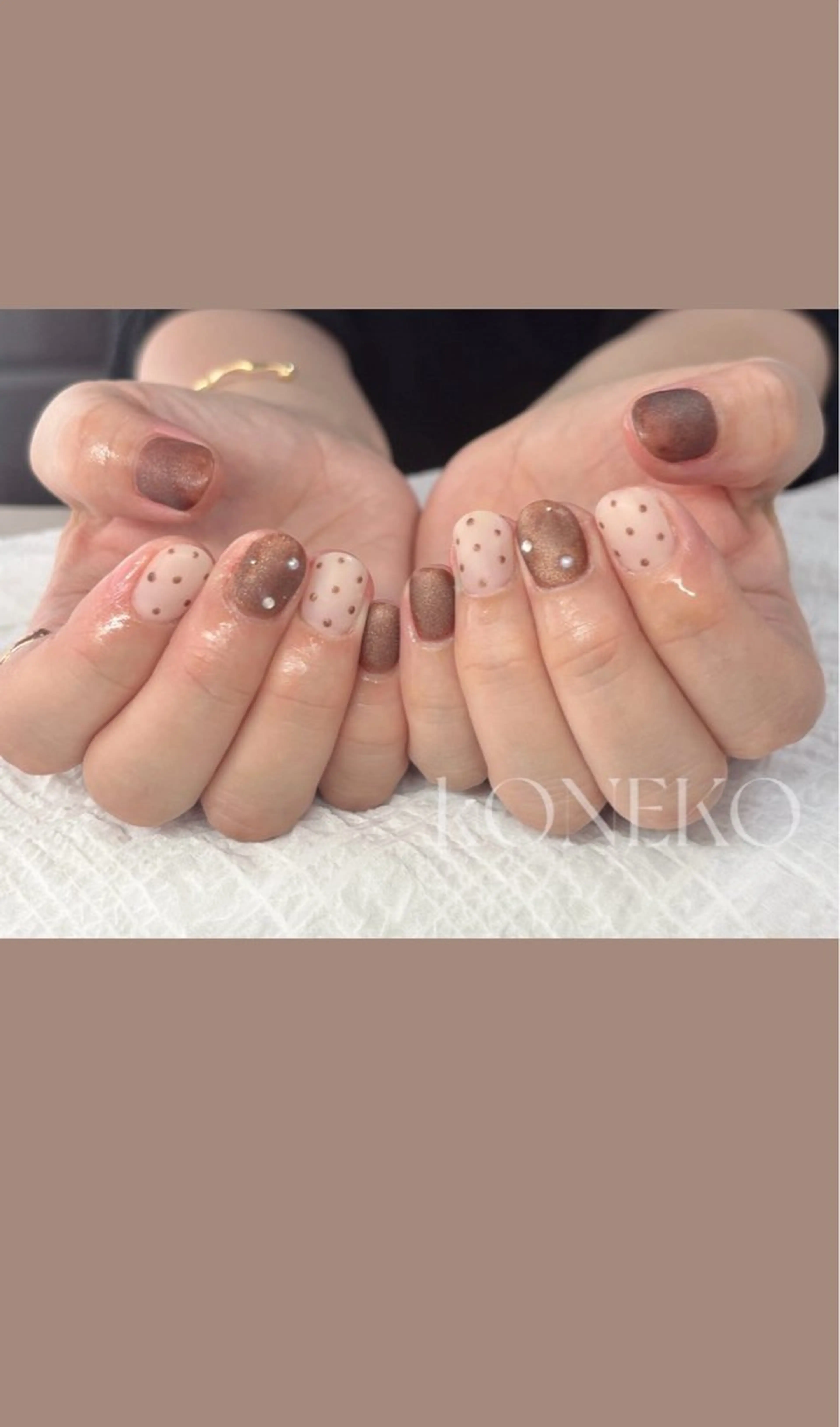 ネイル ハンドネイル コネコネイルサロン モデル用のネイルデザイン