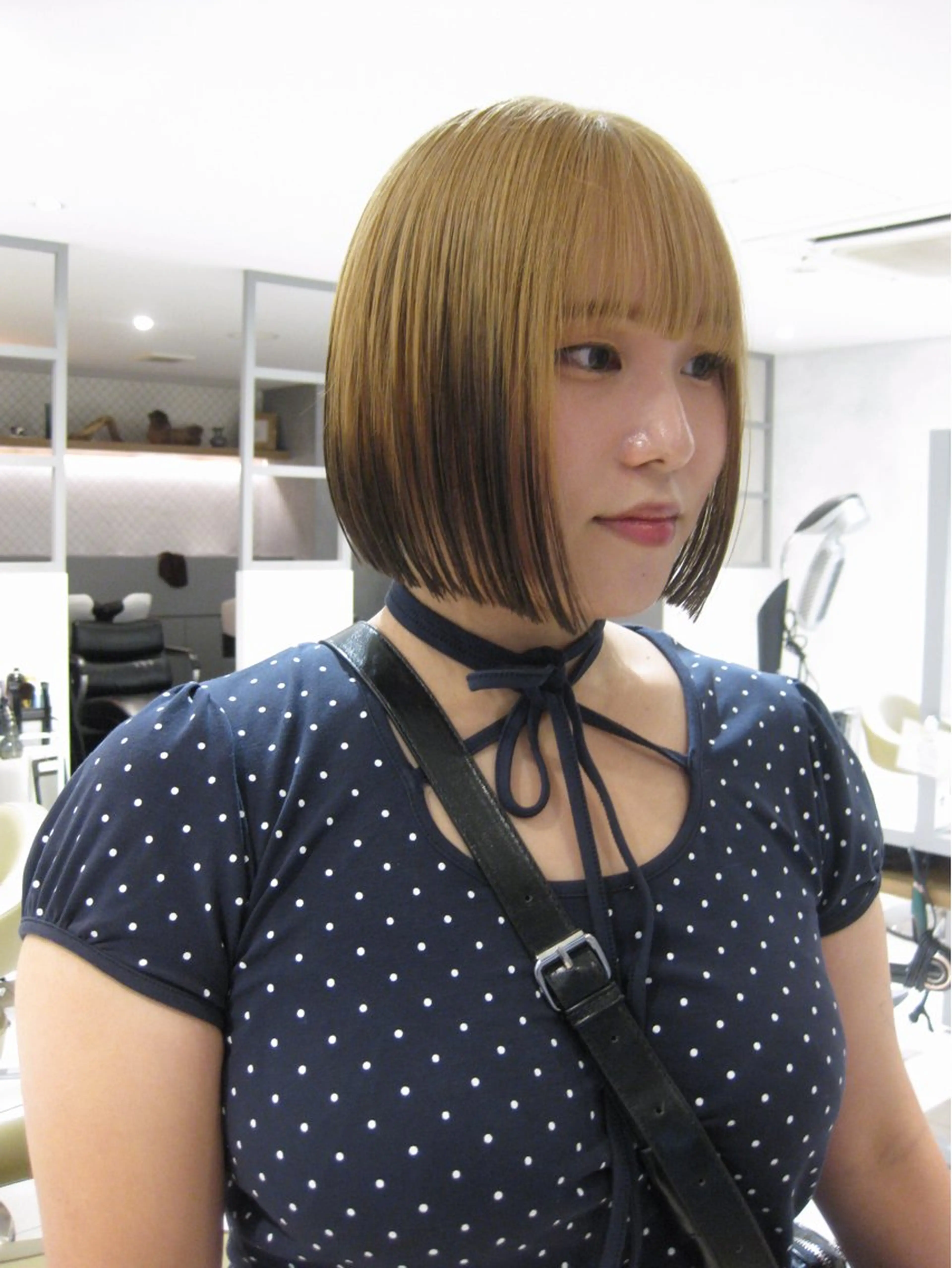 ショート カラー ヘアカラー 🦖ミニボブ/ボブ /MOEKA🦕のヘアスタイル