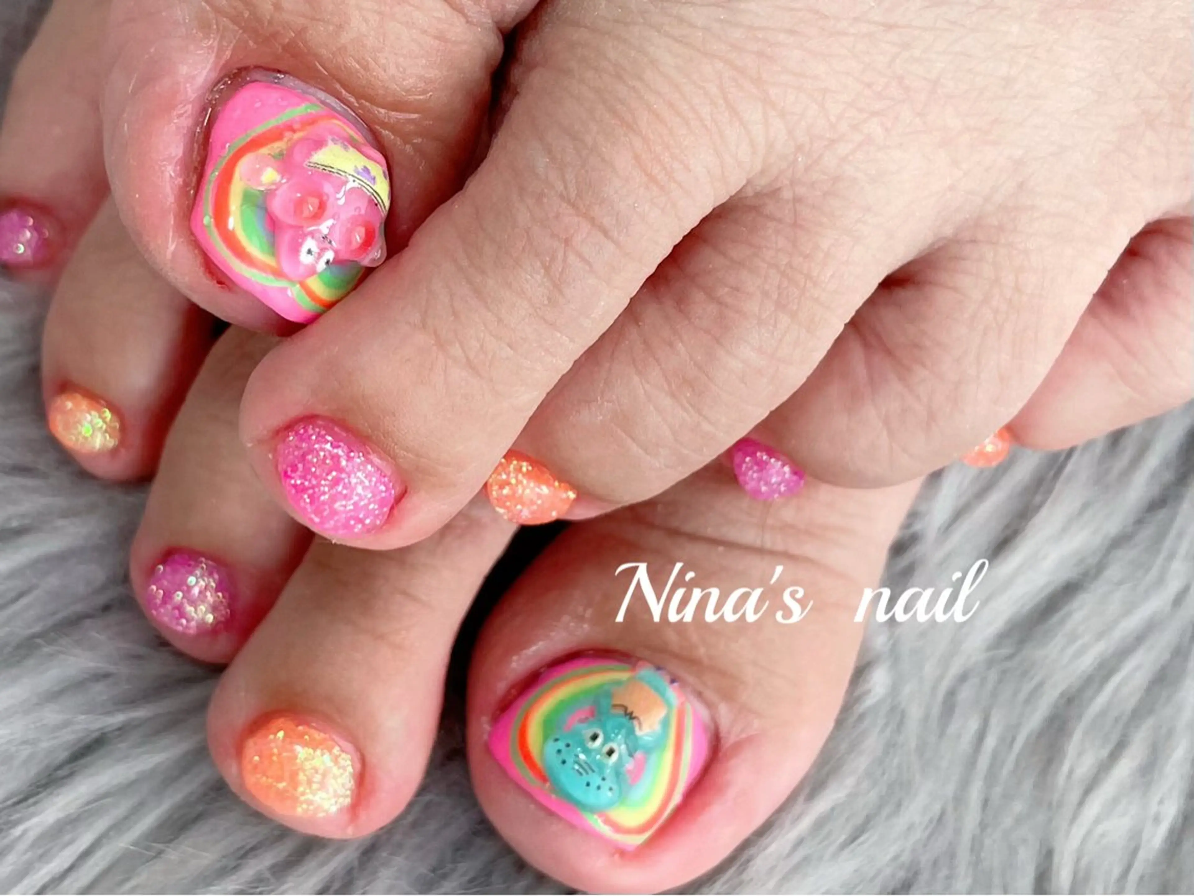 ネイル フットネイル Nina's nailのネイルデザイン