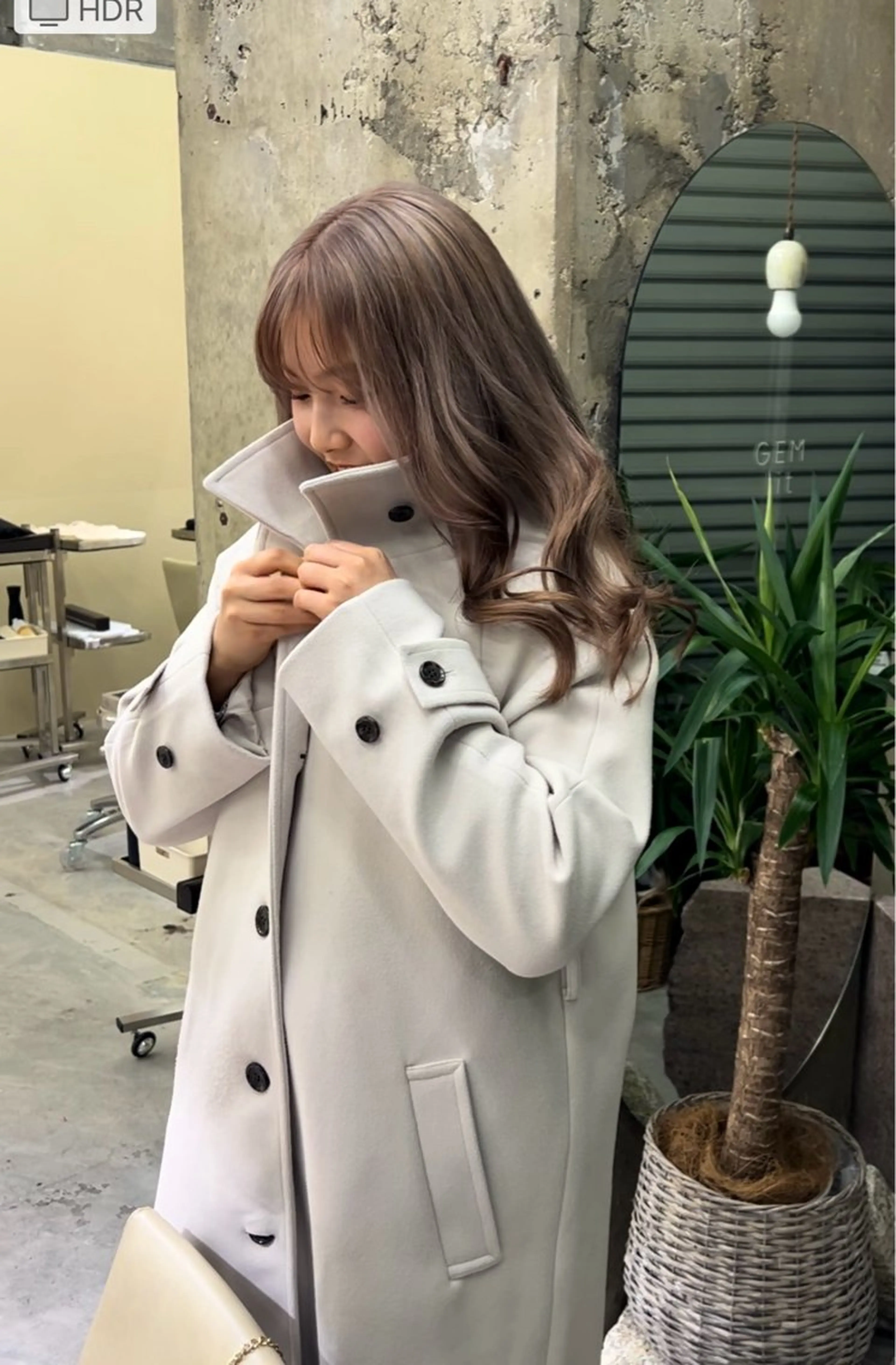 ロング カラー 寺澤 花梨のヘアスタイル