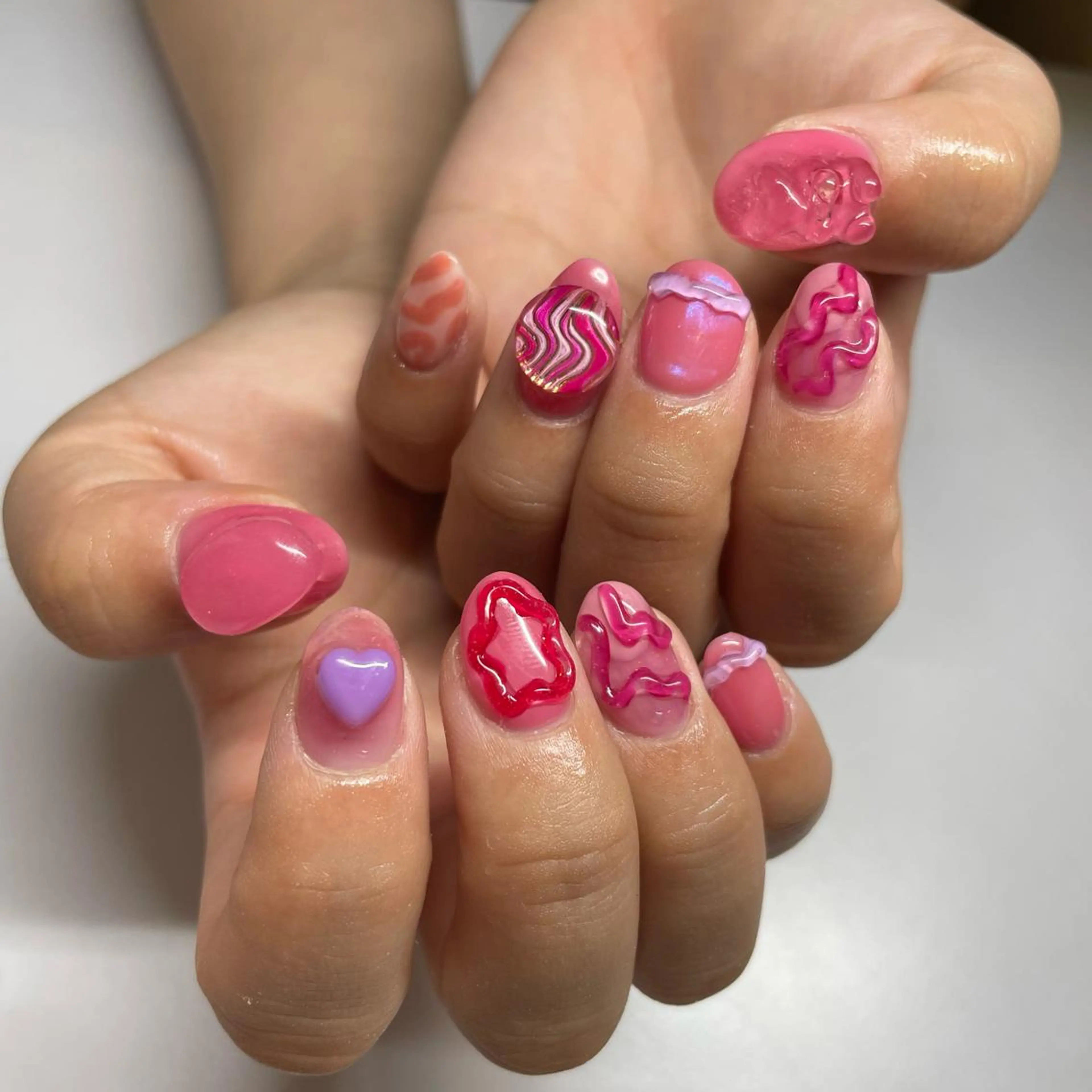 ネイル ハンドネイル ハンドケア RUKA 美容院×ネイリストのヘアスタイル