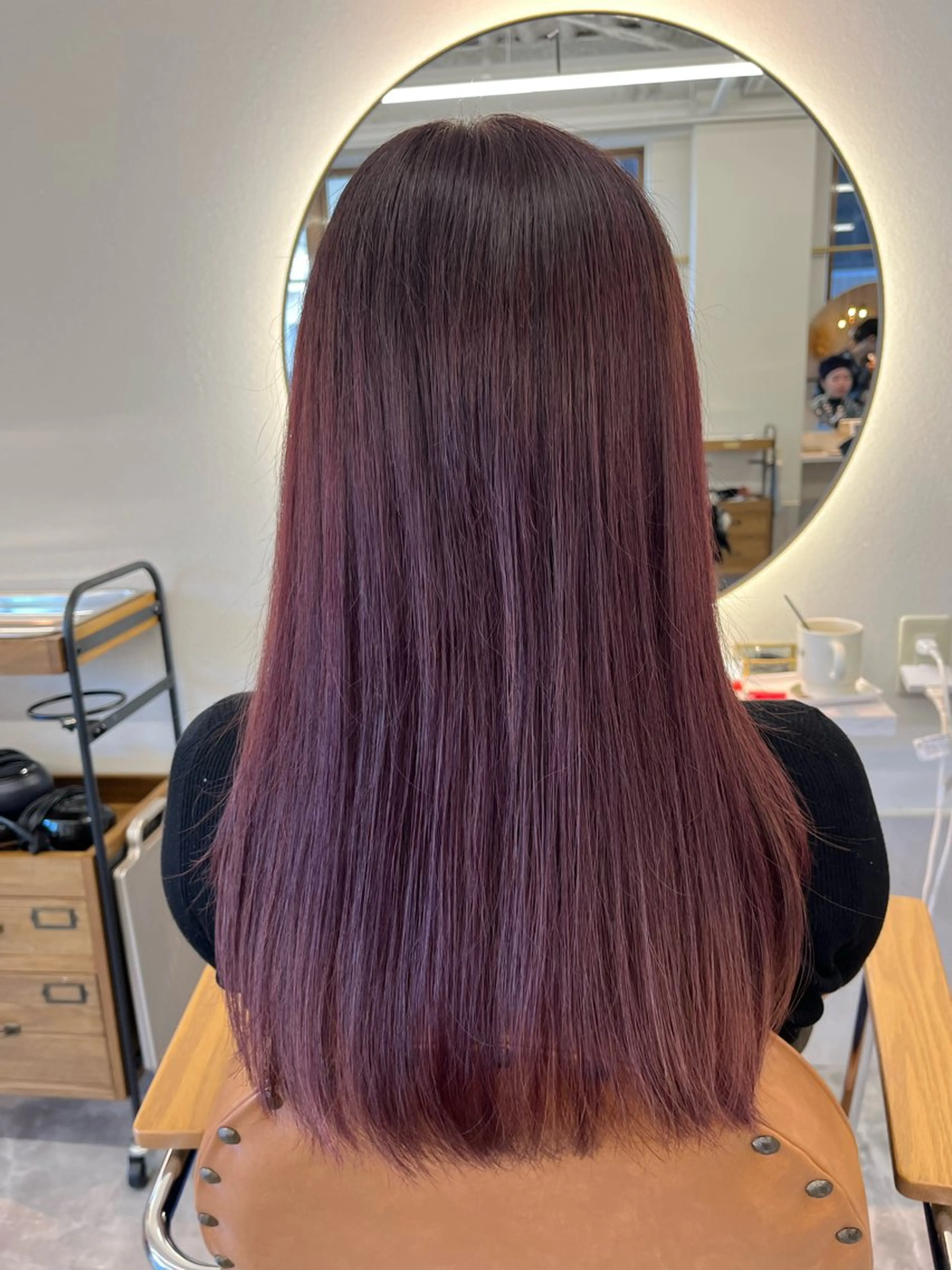 ロング カット ヘアカラー カノエ香椎店 天野このみのヘアスタイル