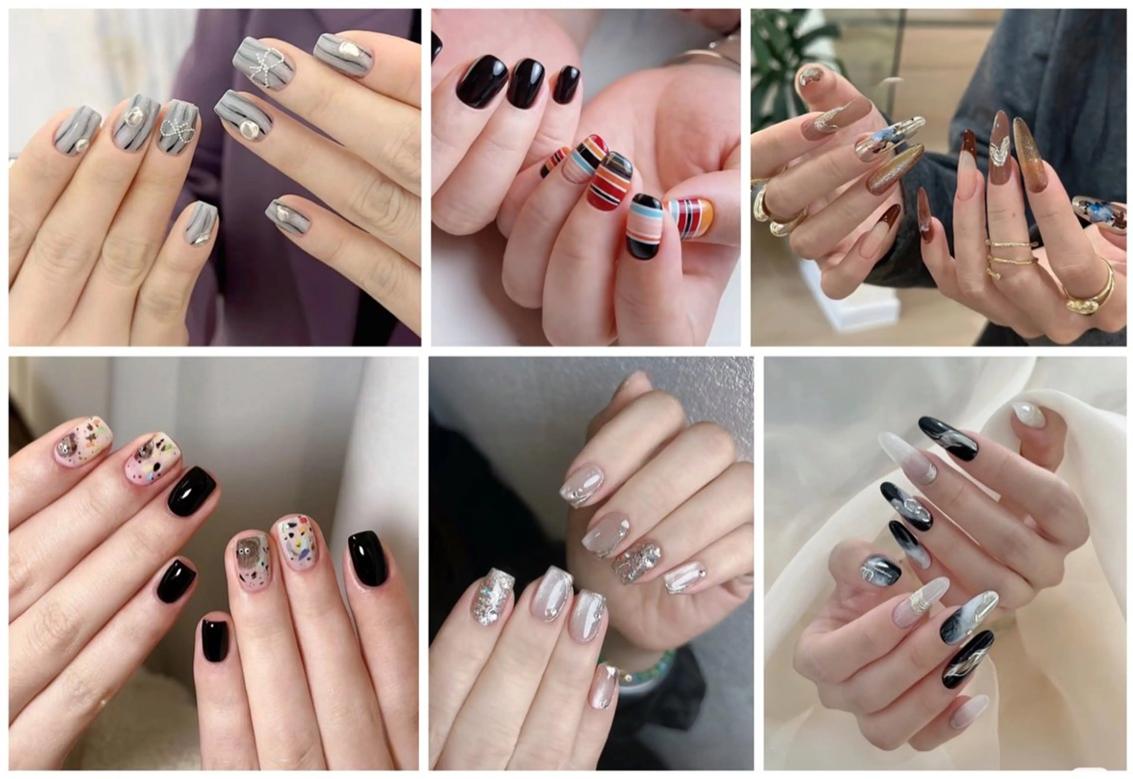 ネイル ワンホンネイル BETTER ME ネイルサロン池田公園のネイルデザイン