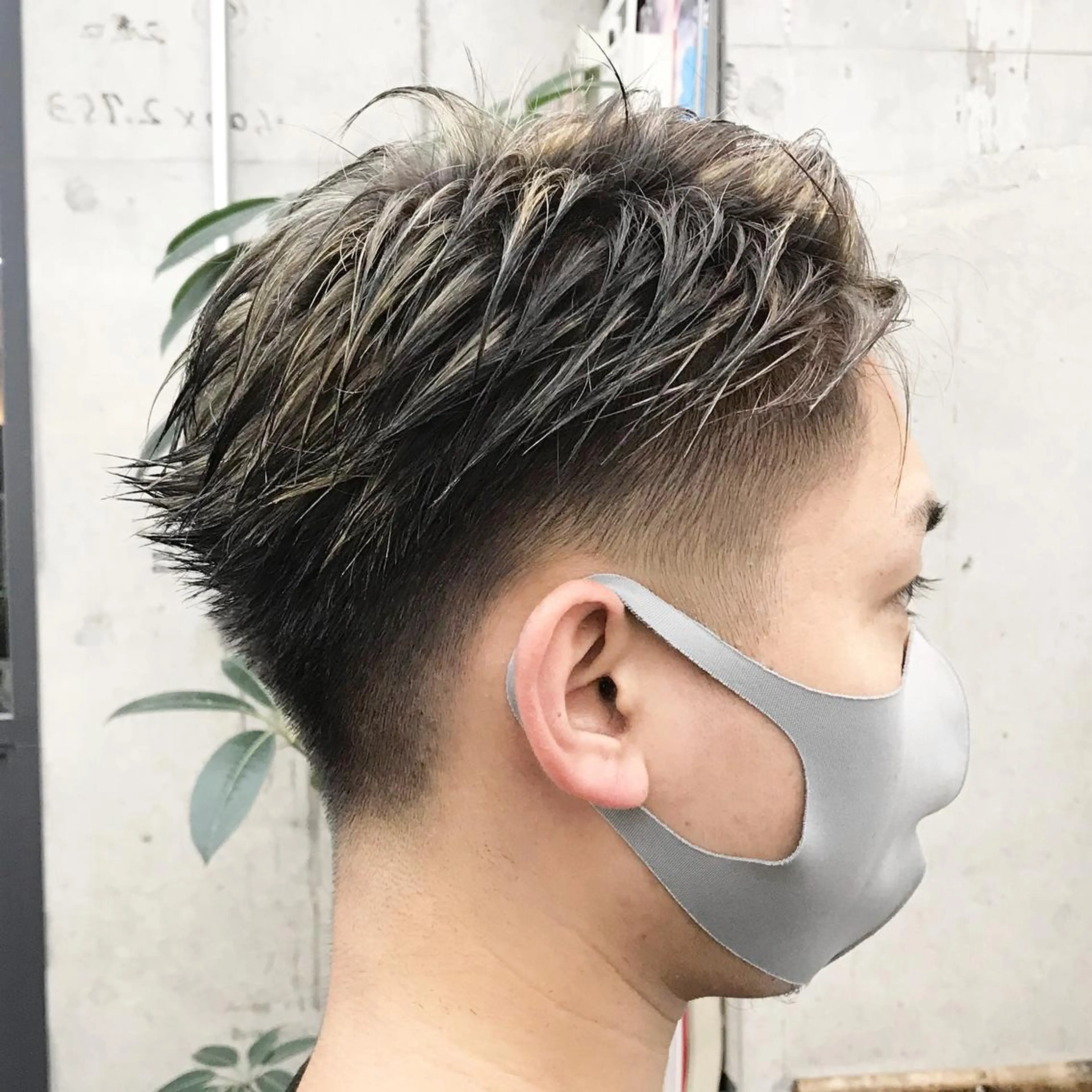 ショート カラー メンズ メンズハイライト メンズショート ハイライトカラー ハイライト ショートヘア カット ヘアカラー ヘアセット ✂︎ウルフ・ショート ✂︎MIKUNIのヘアスタイル