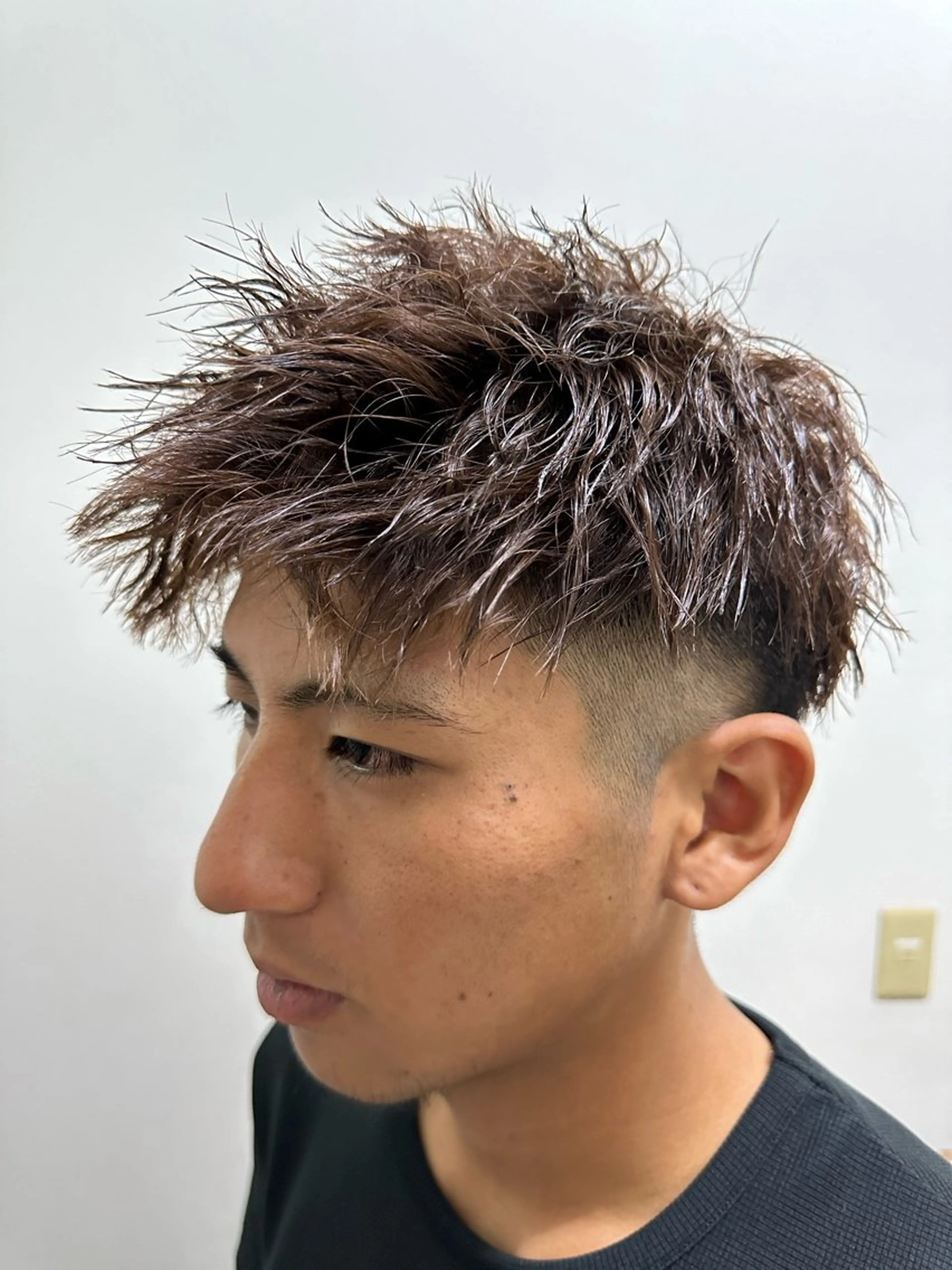 ショート パーマ メンズパーマ 宮本礼慈のヘアスタイル