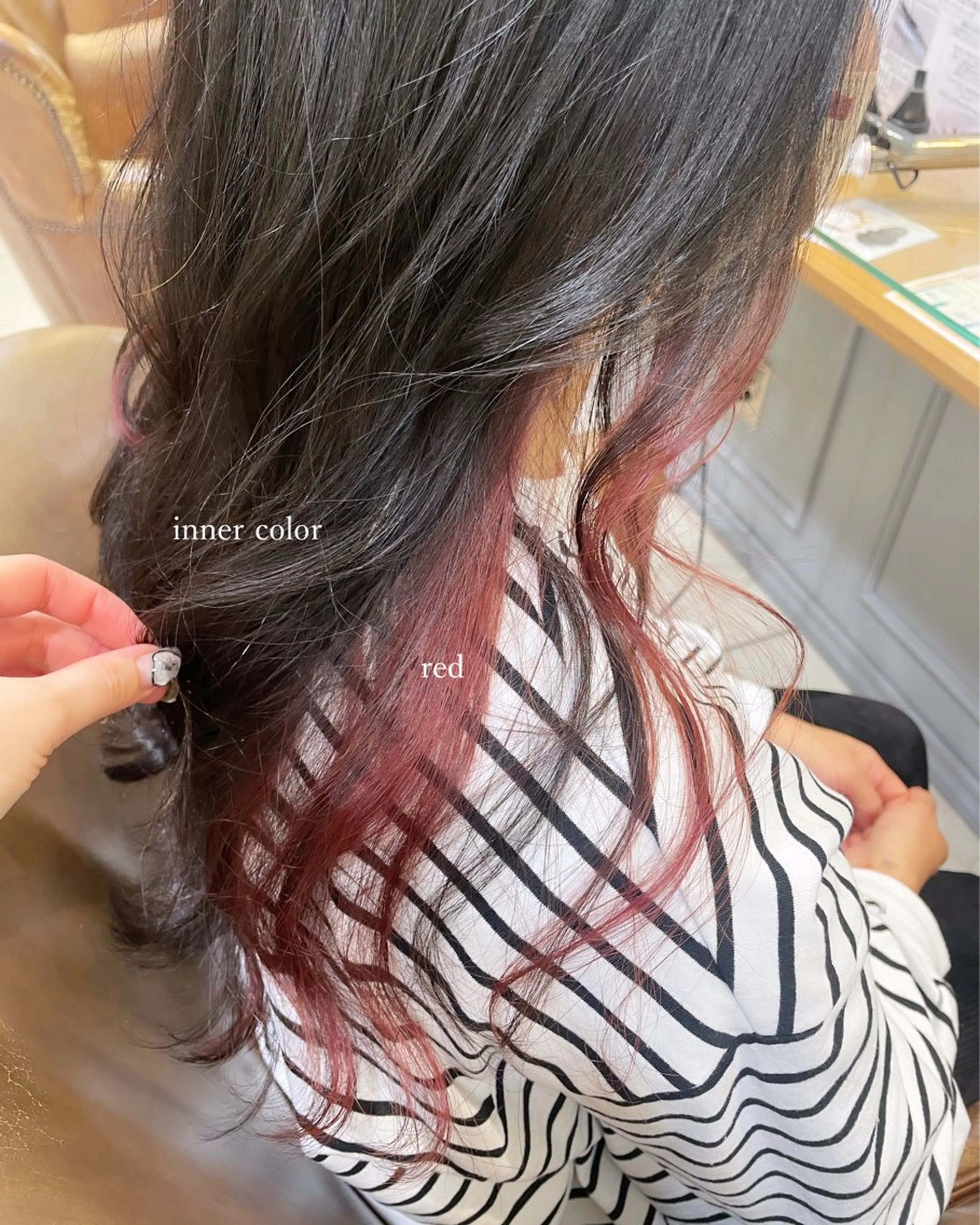 ロング カラー インナーカラー カット ヘアカラー トリートメント ボブ ブリーチ/miinaのヘアスタイル