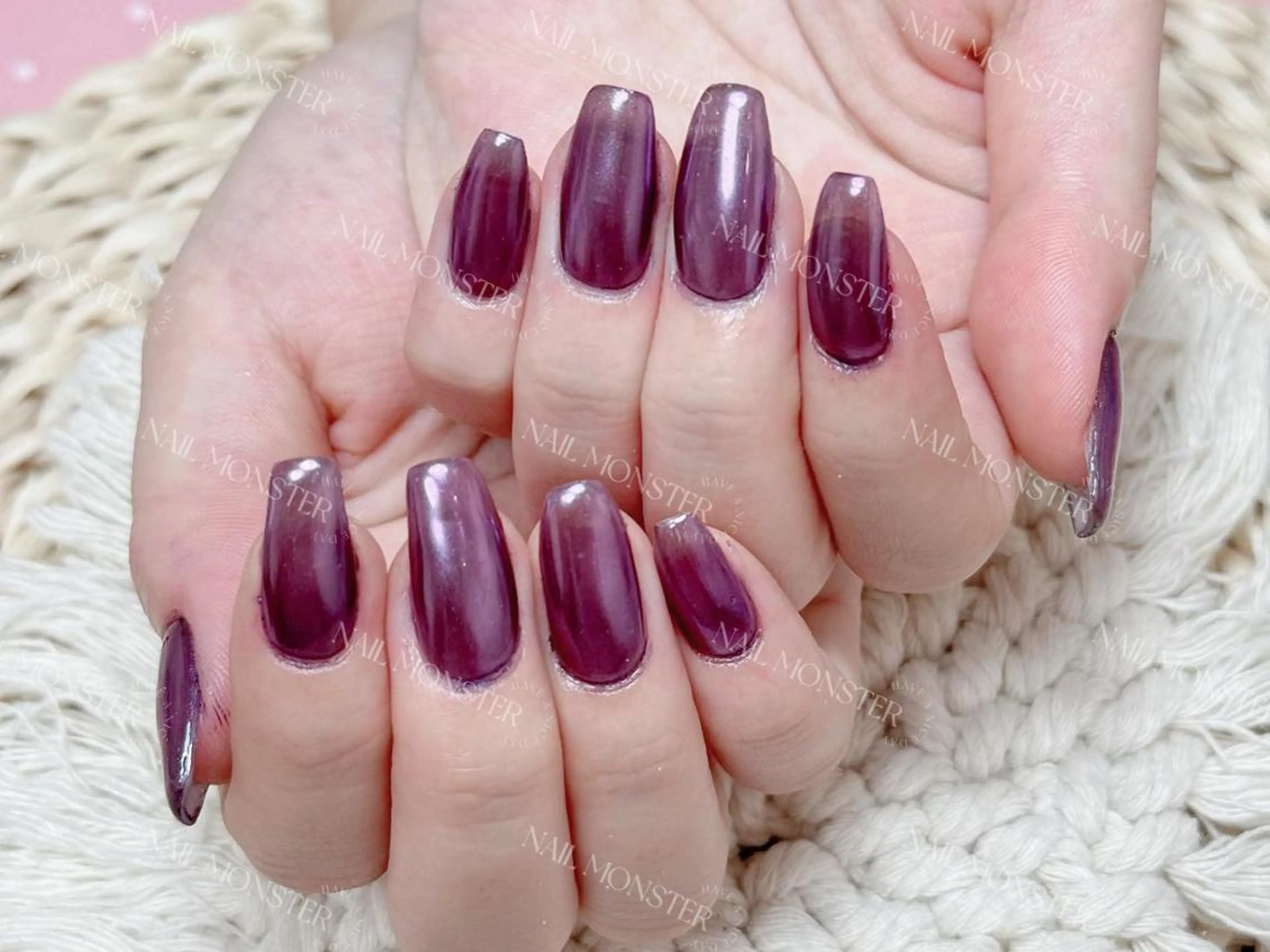 ネイル マグネットネイル ミラーネイル スカルプネイル Nail Monsterのネイルデザイン