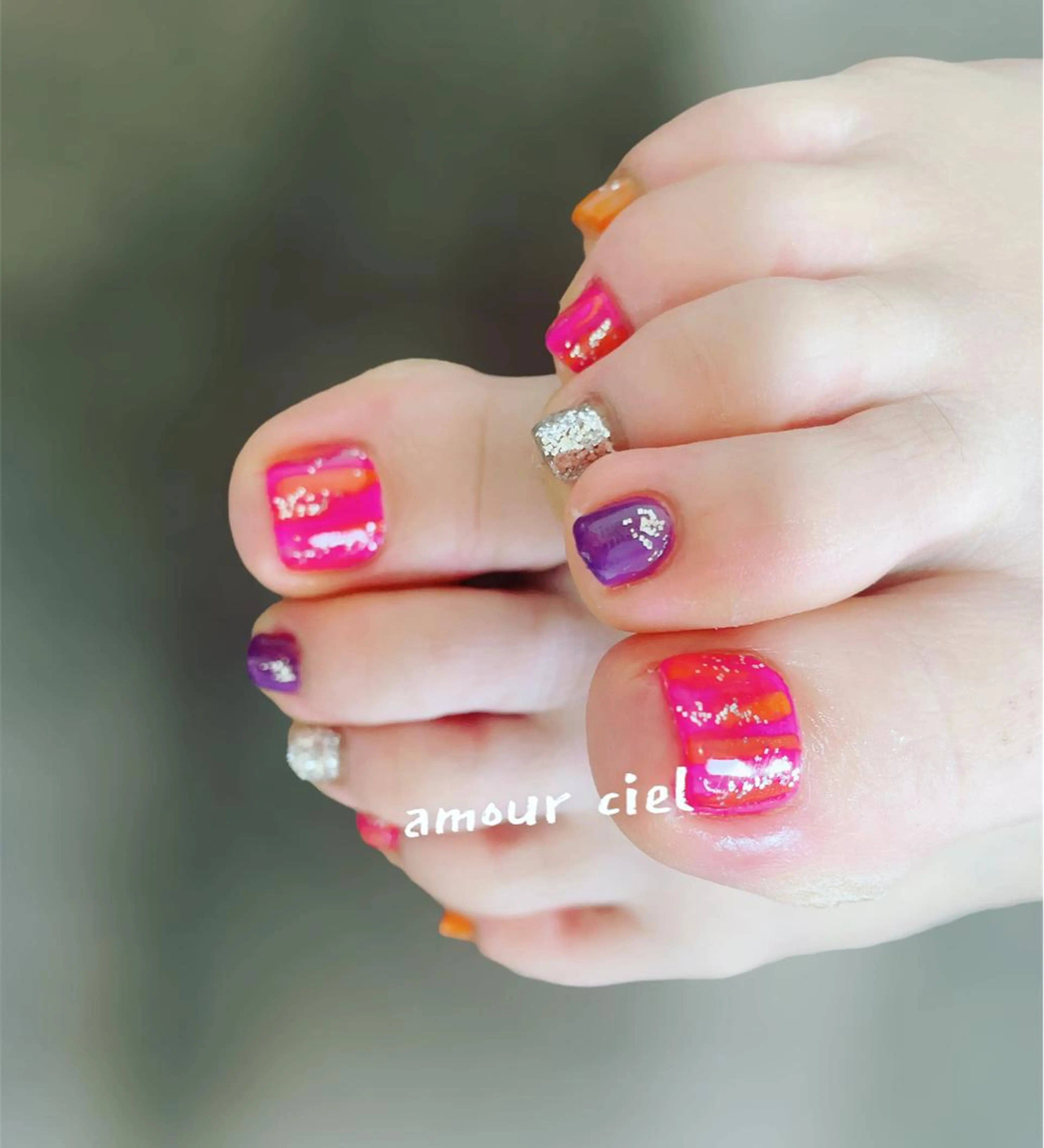 ネイル amour ciel所属・amour ciel あゆみ…☺︎のネイルデザイン