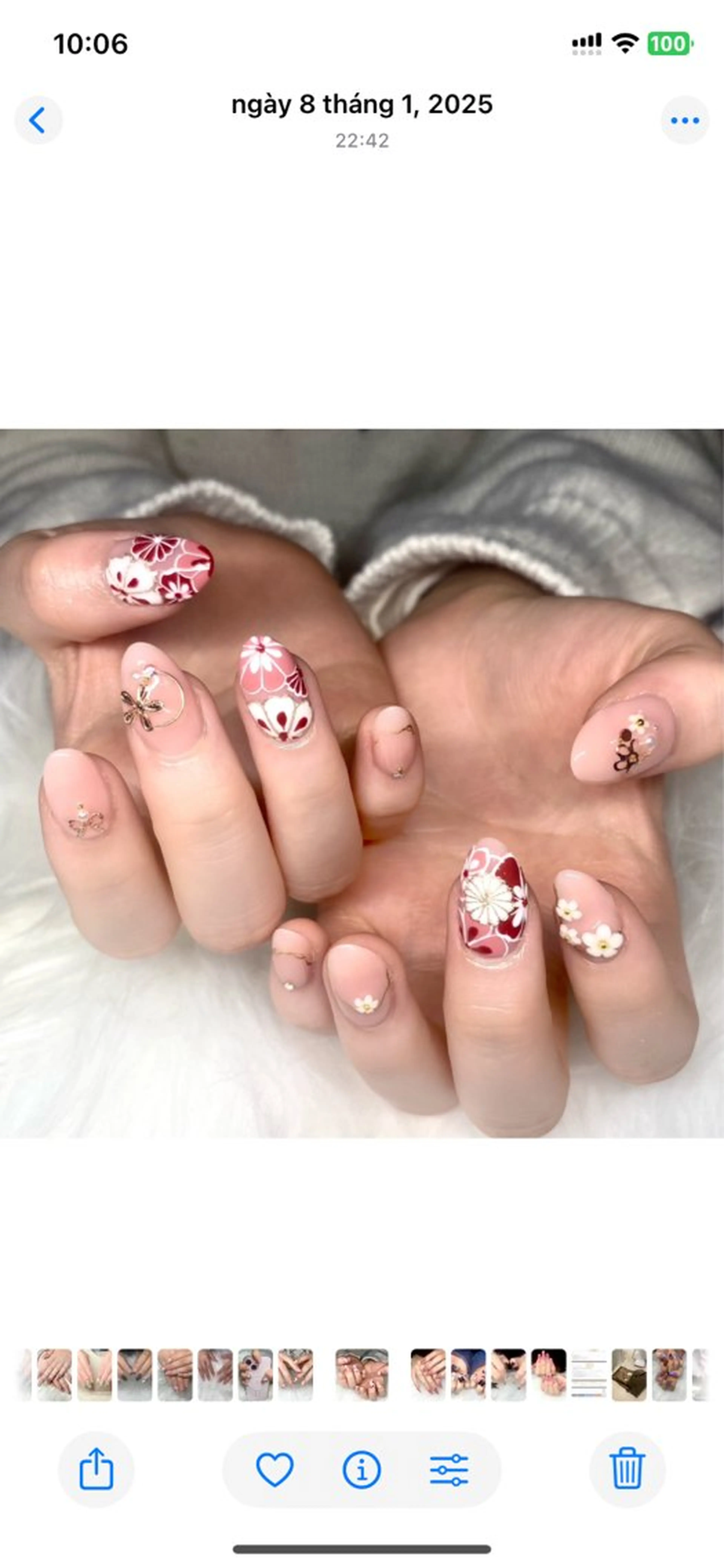 ネイル 成人式 ハンドネイル Hi Beauty 渋谷(ネイル、ハイパーナイフ6、脂肪れいきゃく、マッサージ&エステサロン)所属・Hi beauty 渋谷のネイルデザイン