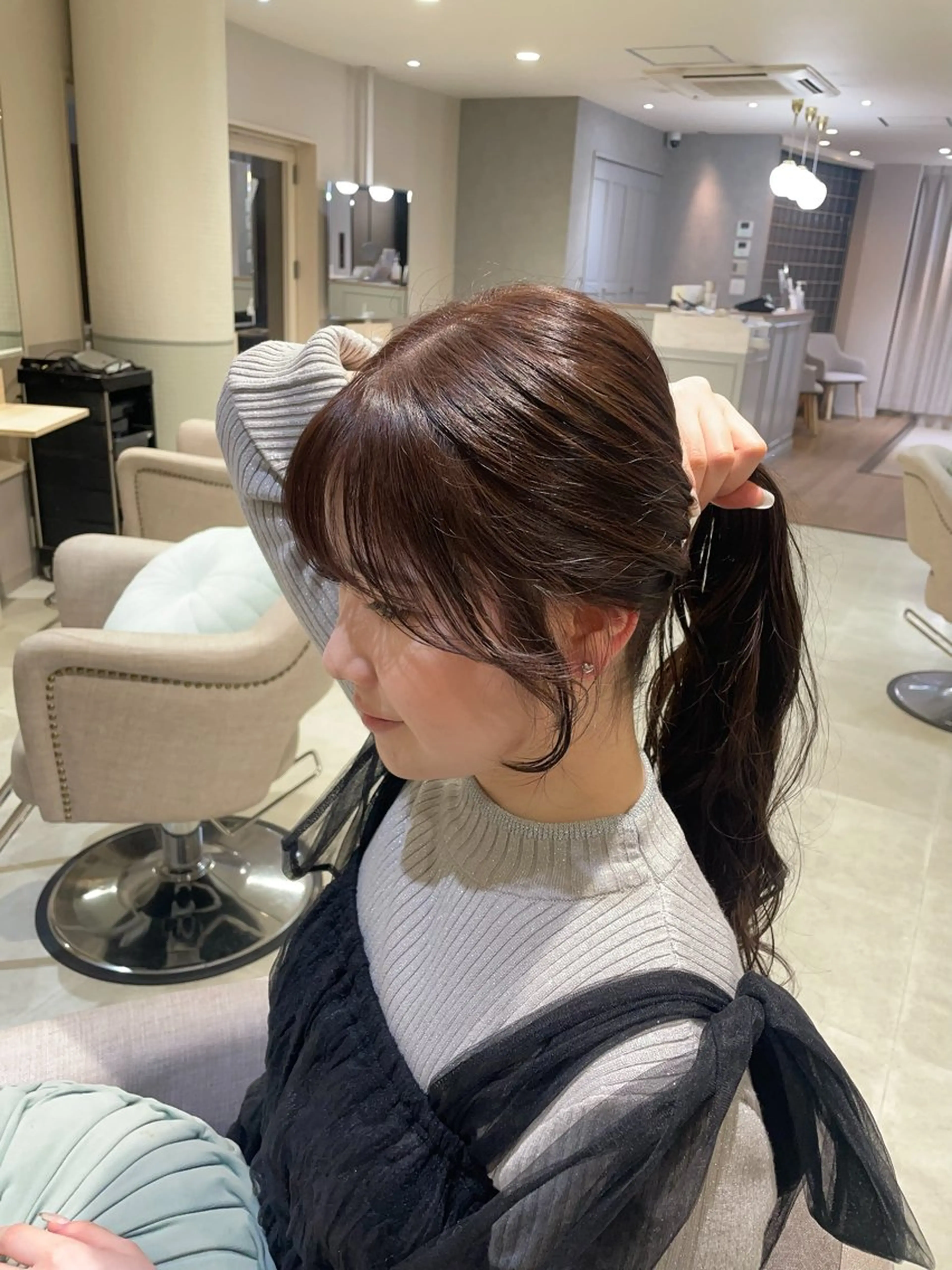 ロング カラー ayano / 透明感・くすみカラーのヘアスタイル